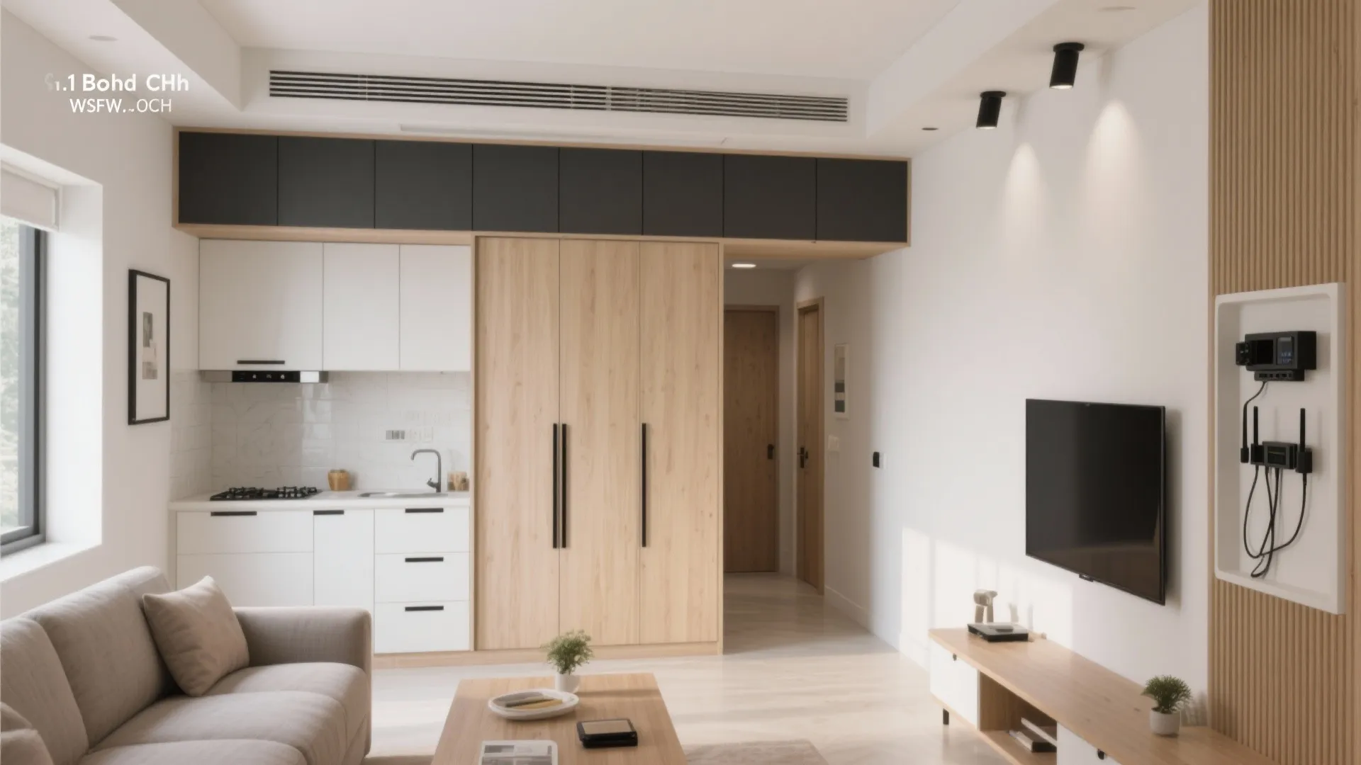 Minimalist storage that climbs up, not out