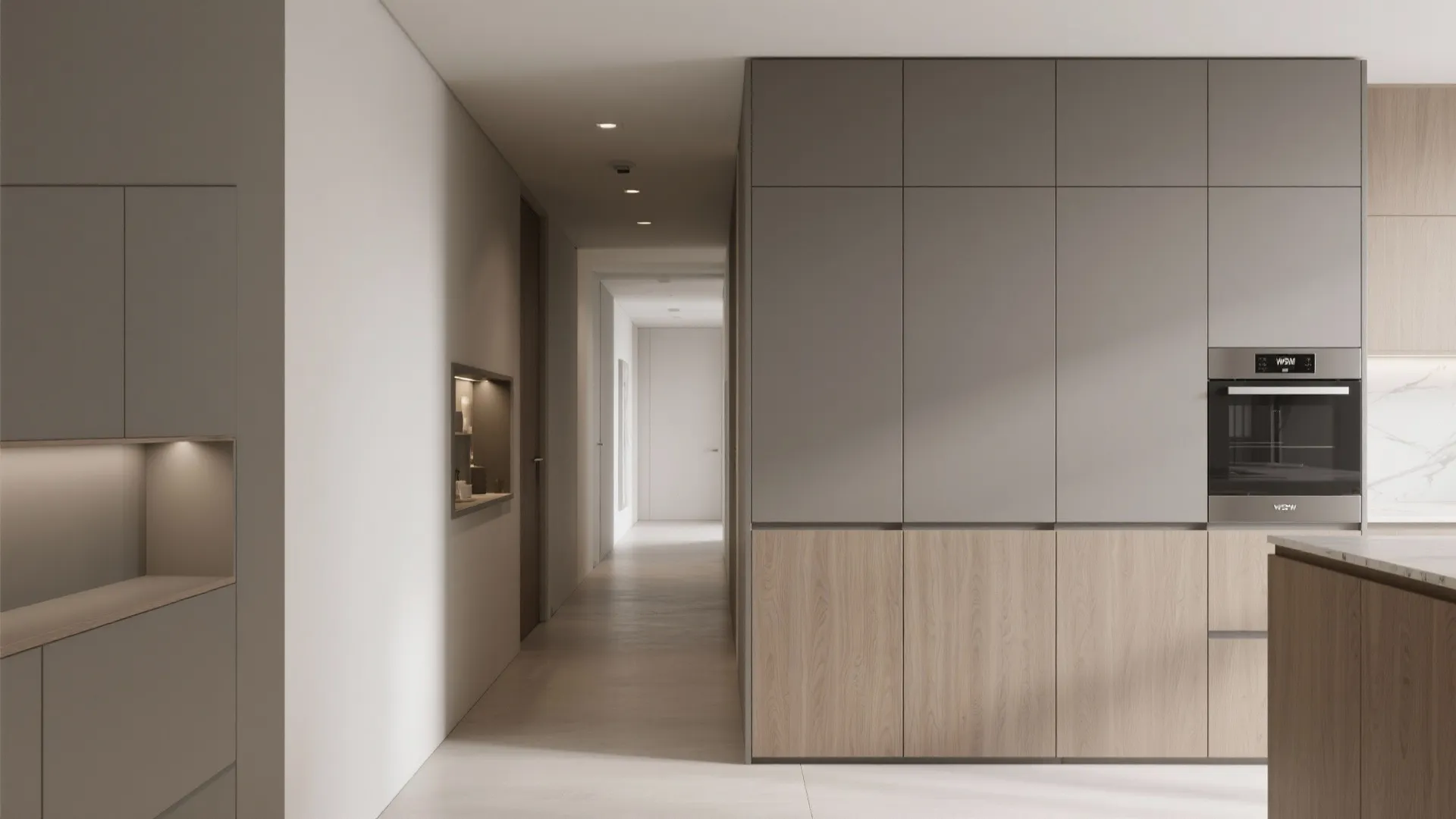 Tall Storage and Built-ins That Disappear