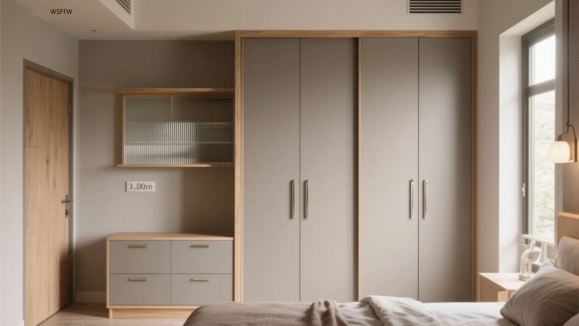 Vertical storage and built-ins that disappear