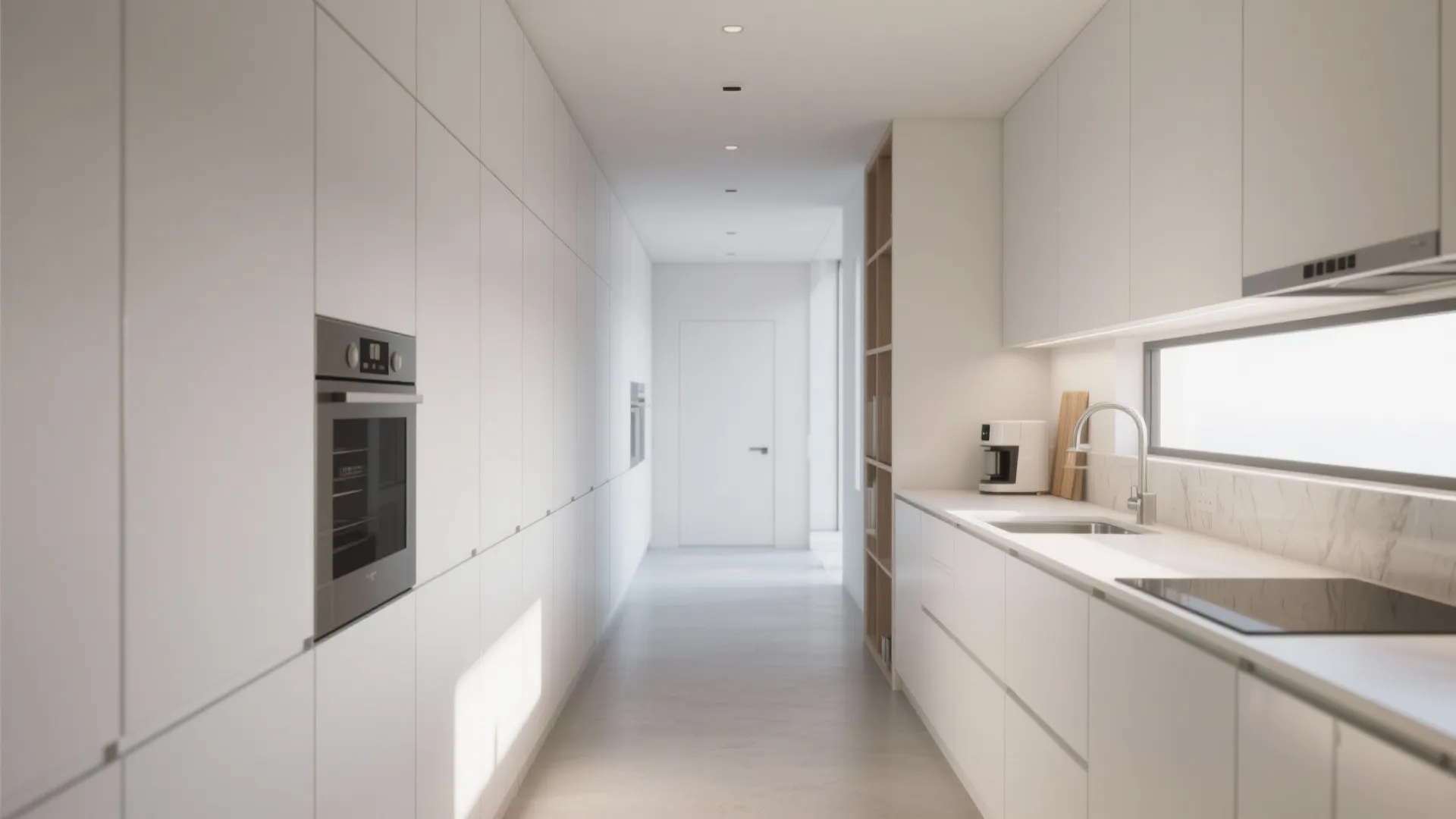 2. Use One Wall for Tall Storage