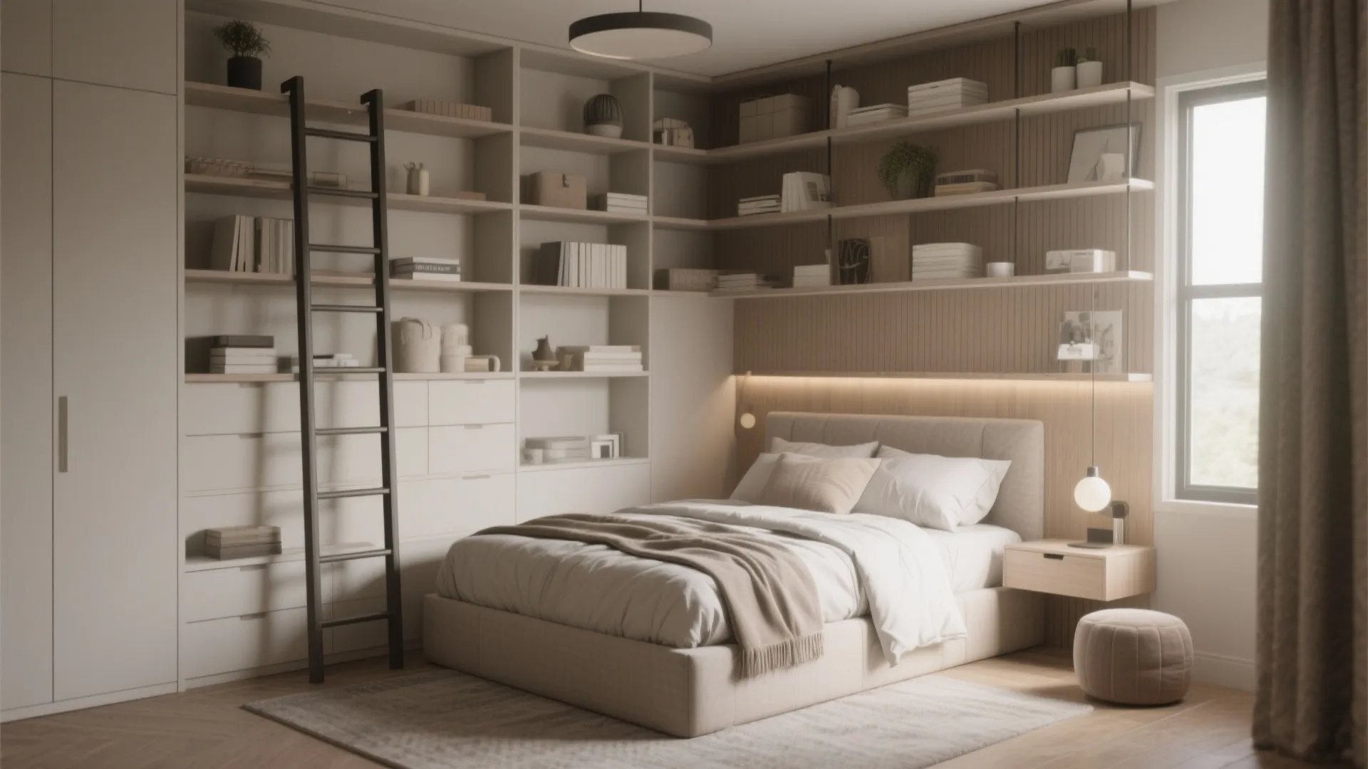 4. Go Tall with Storage