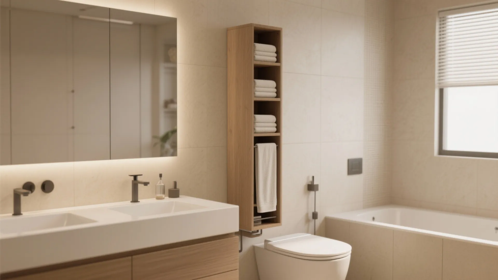 3. Tall, narrow storage towers