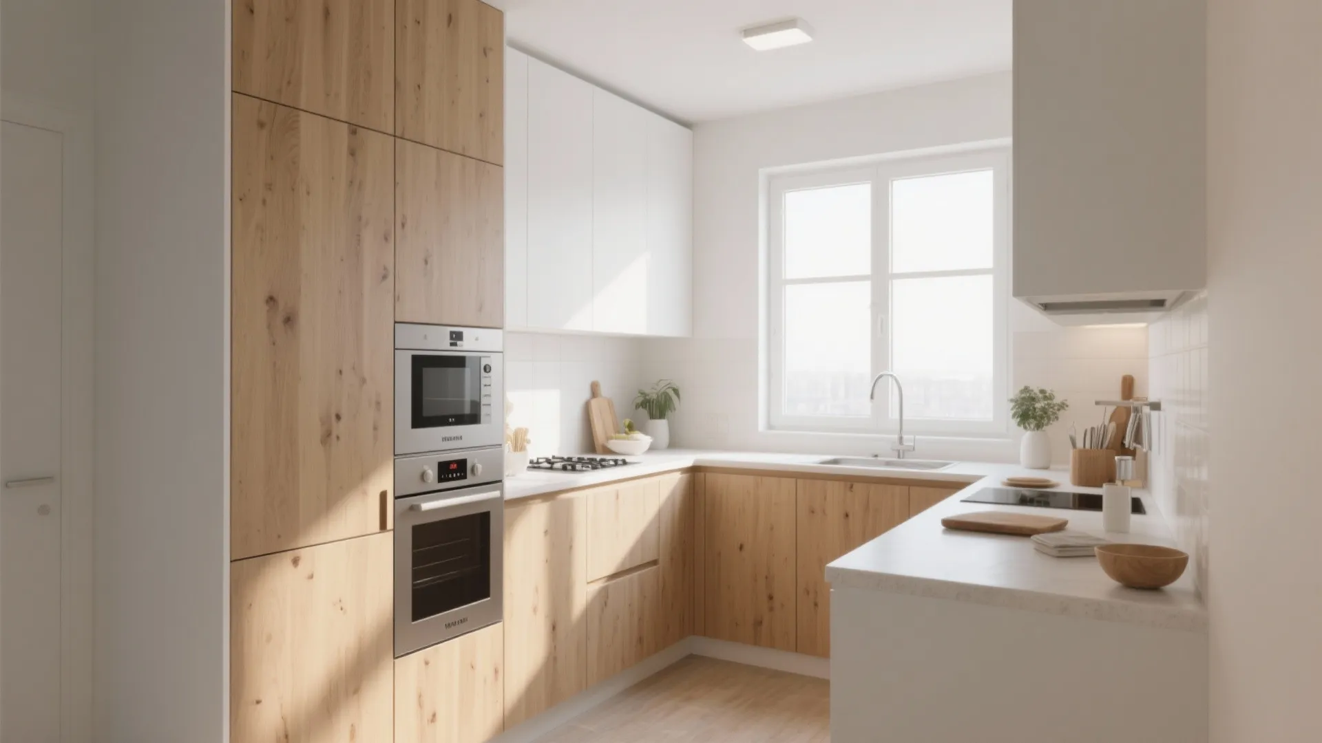 2. Use One Side for Tall Units