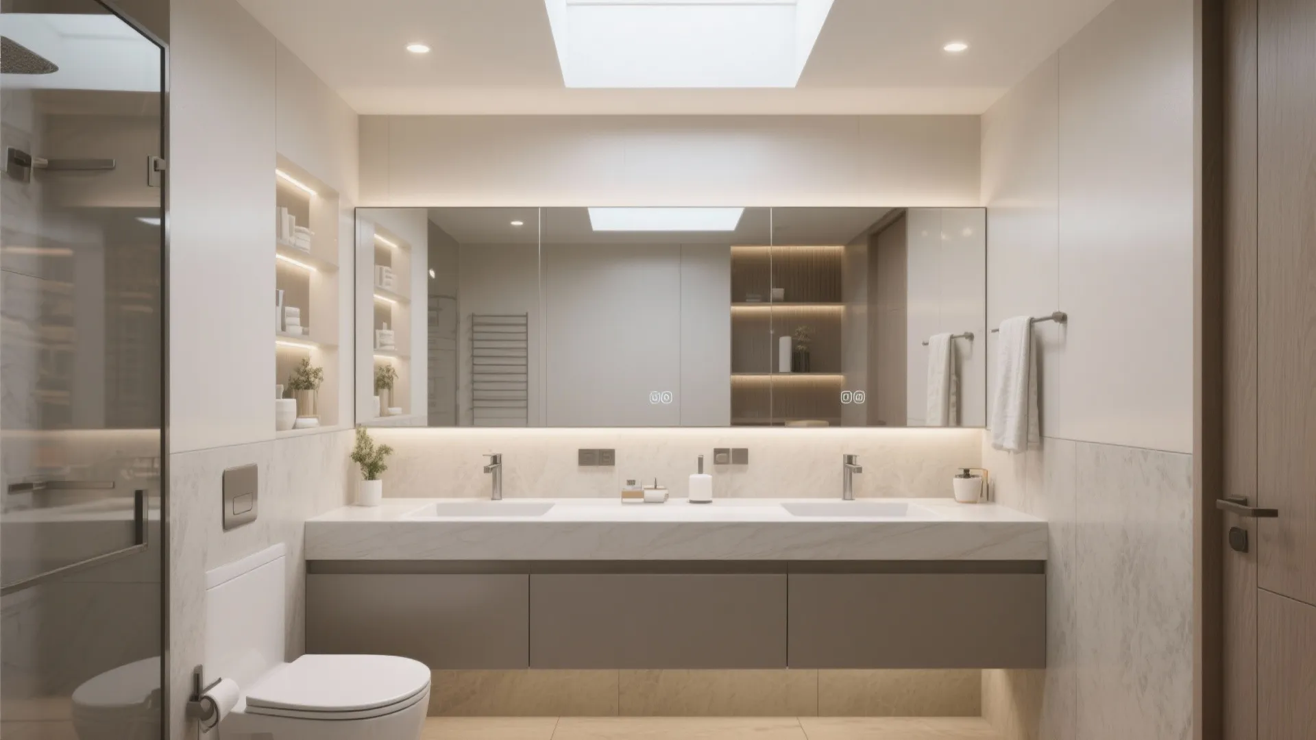 7. Extend Above the Vanity