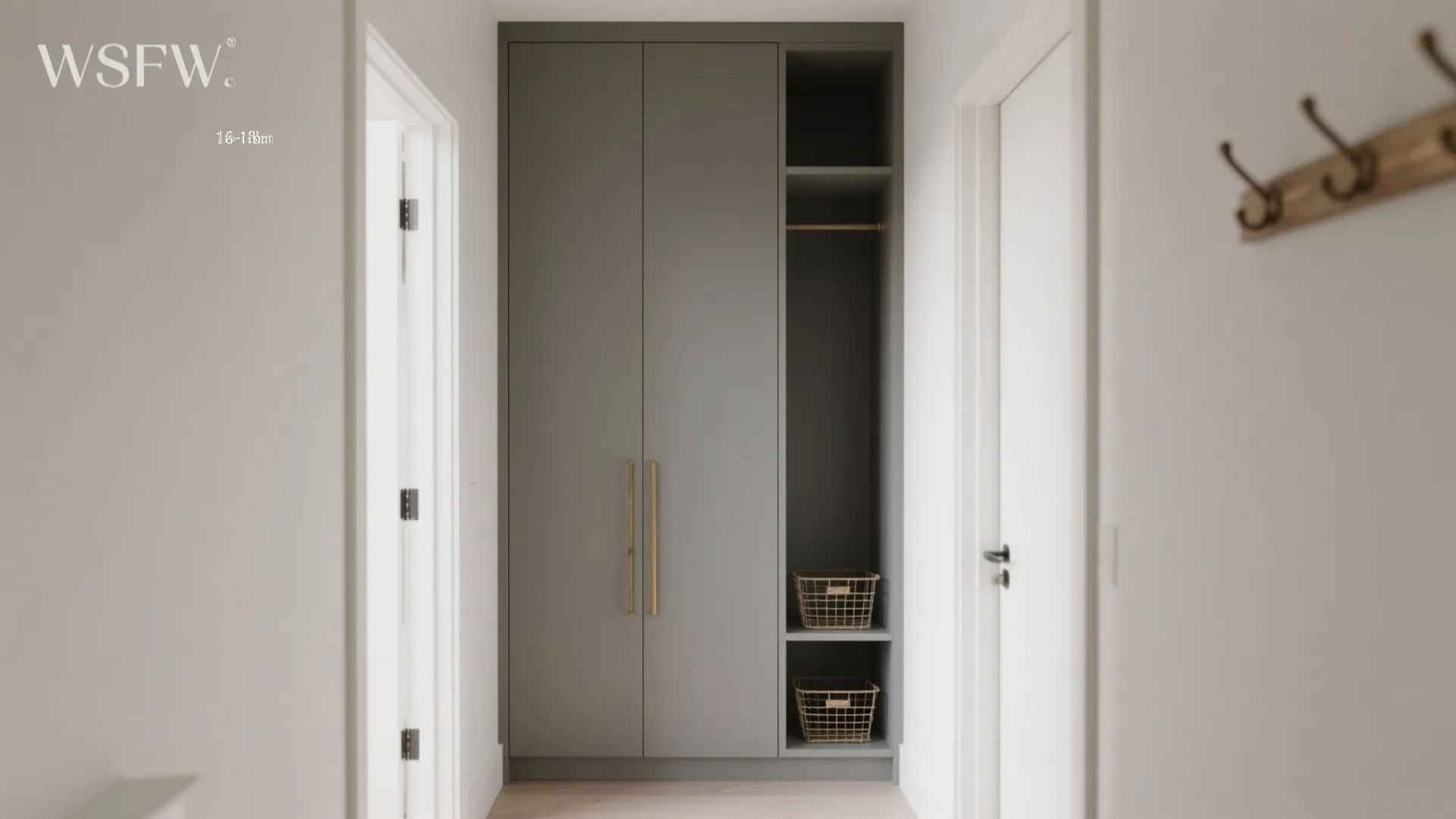 Tall, thin vertical cabinet