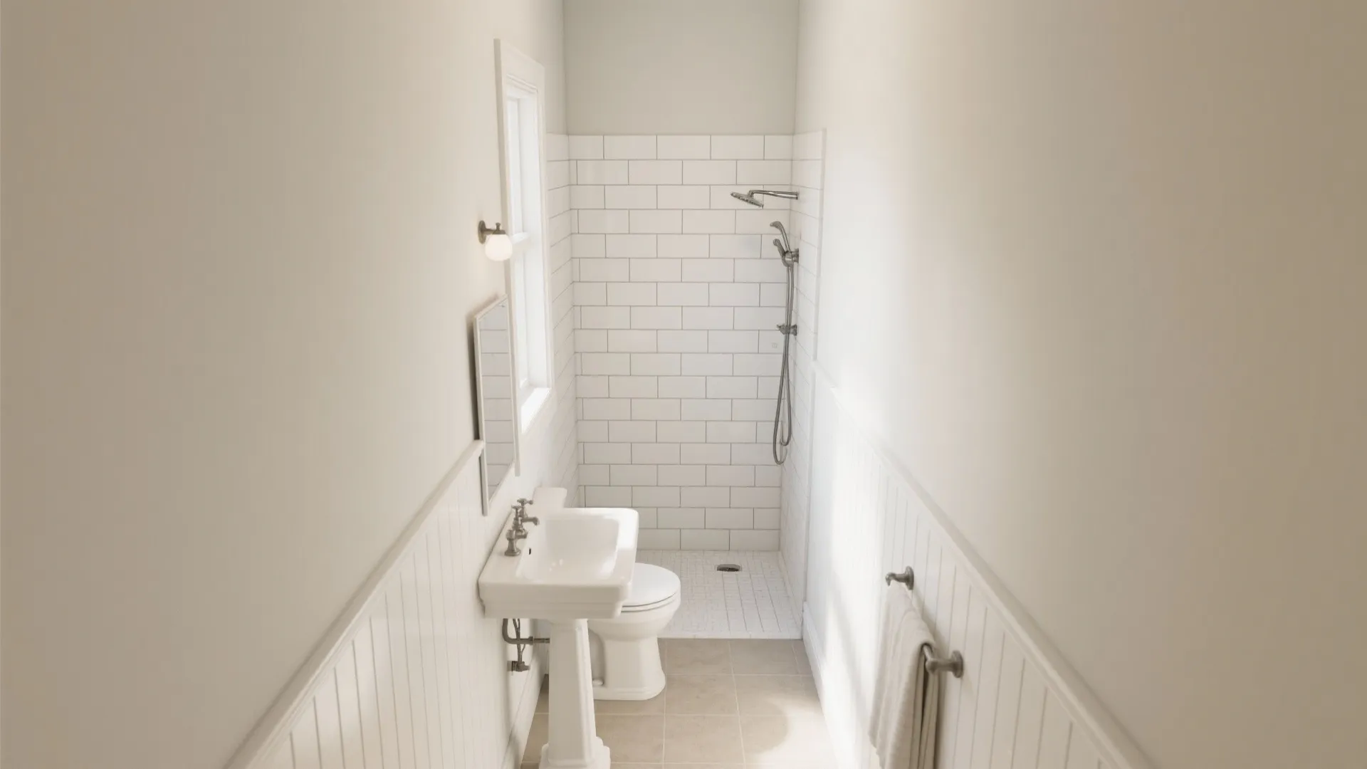 Stretch the Height: Full-Wall Subway Tile or Tall Wainscot