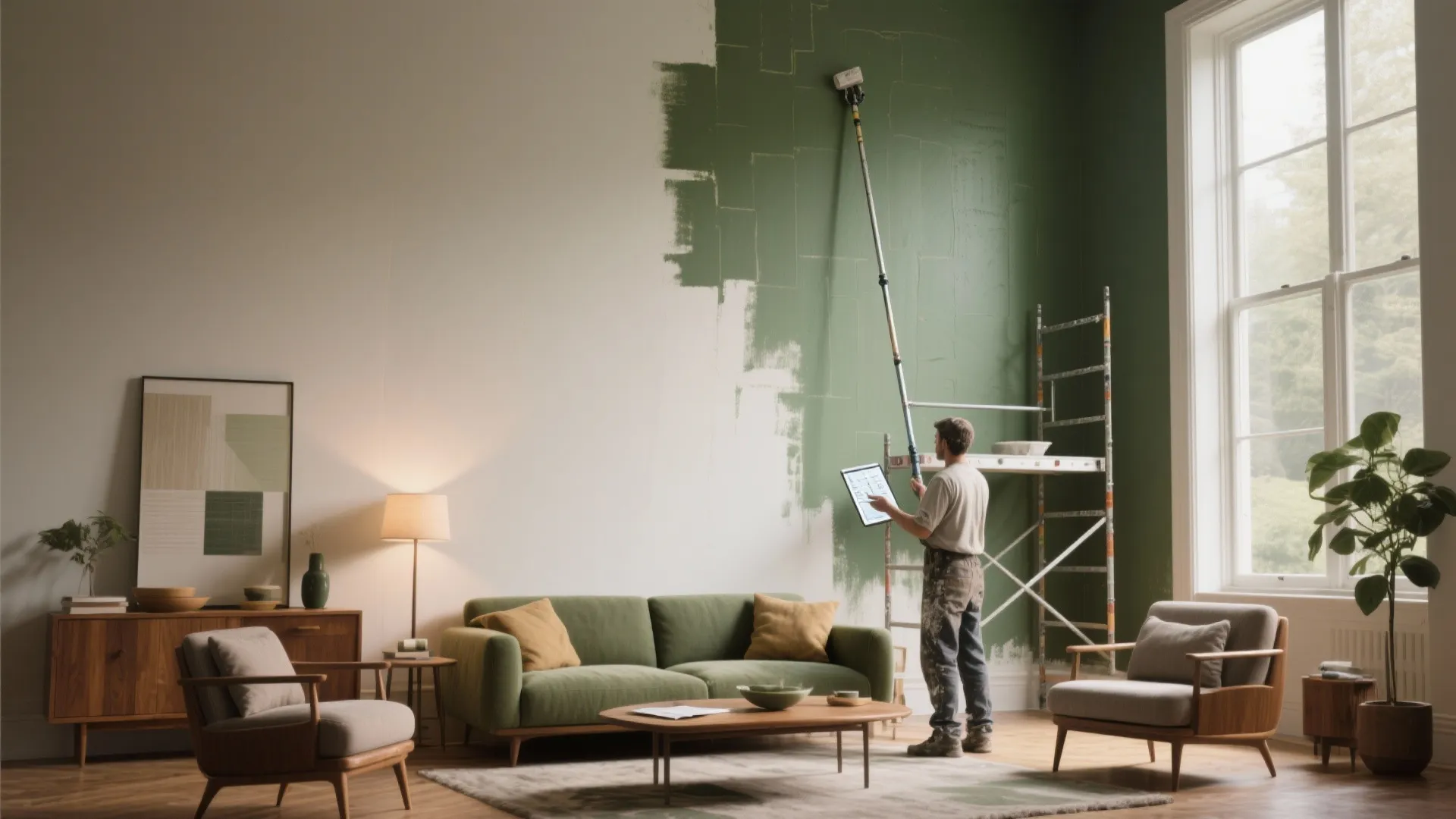 Paint Tall Walls: 5 Practical Tips