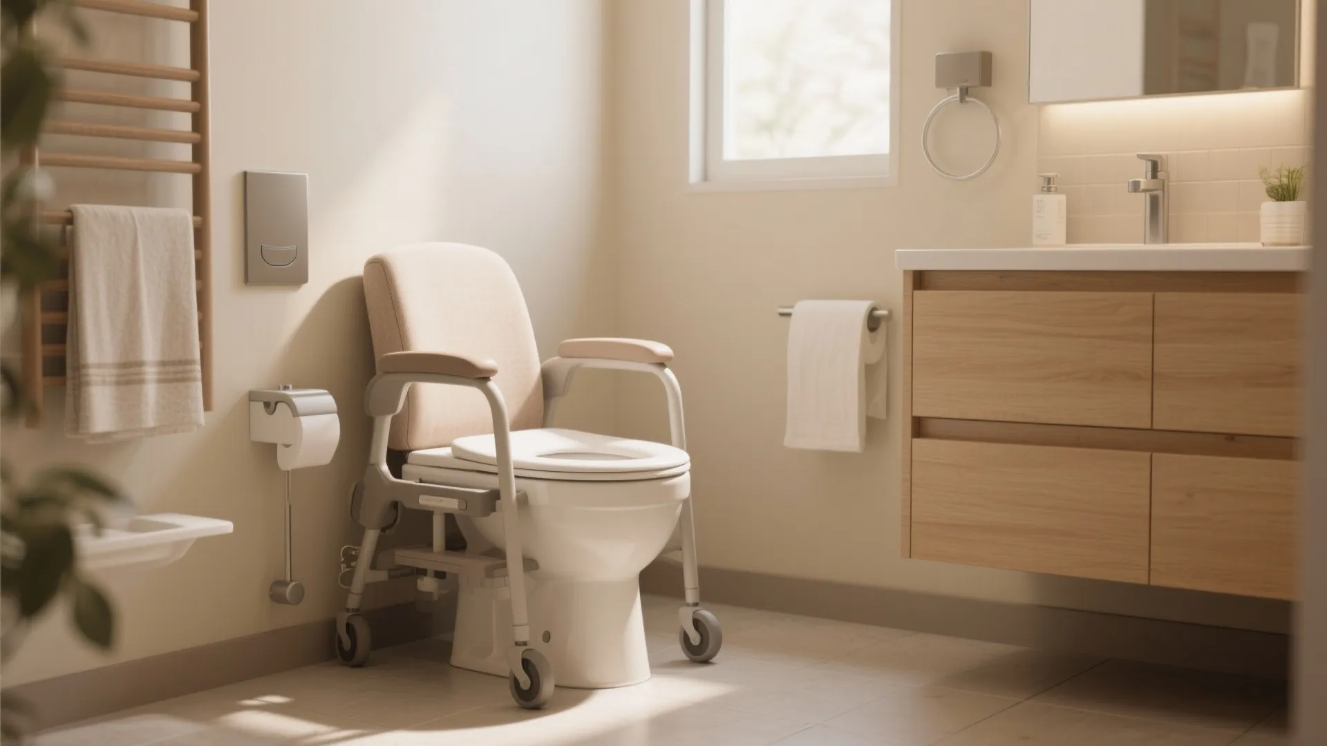 6. Taller Toilets for Easier Transfers