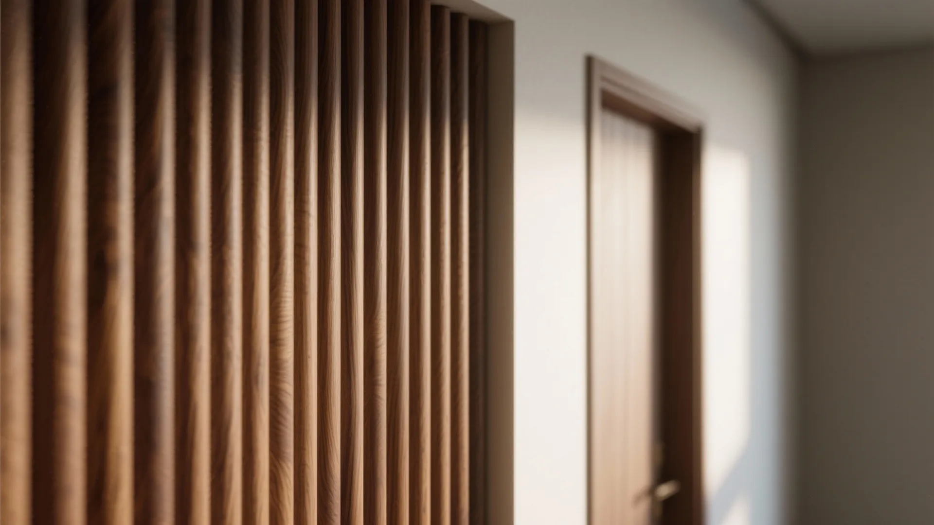 Idea 4: Ribbed tambour panels for acoustics and curves