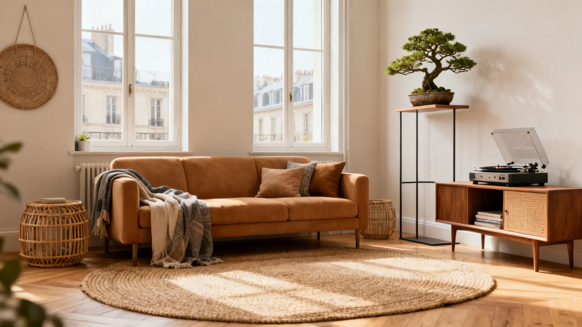 5 Living Room Ideas with a Tan Couch