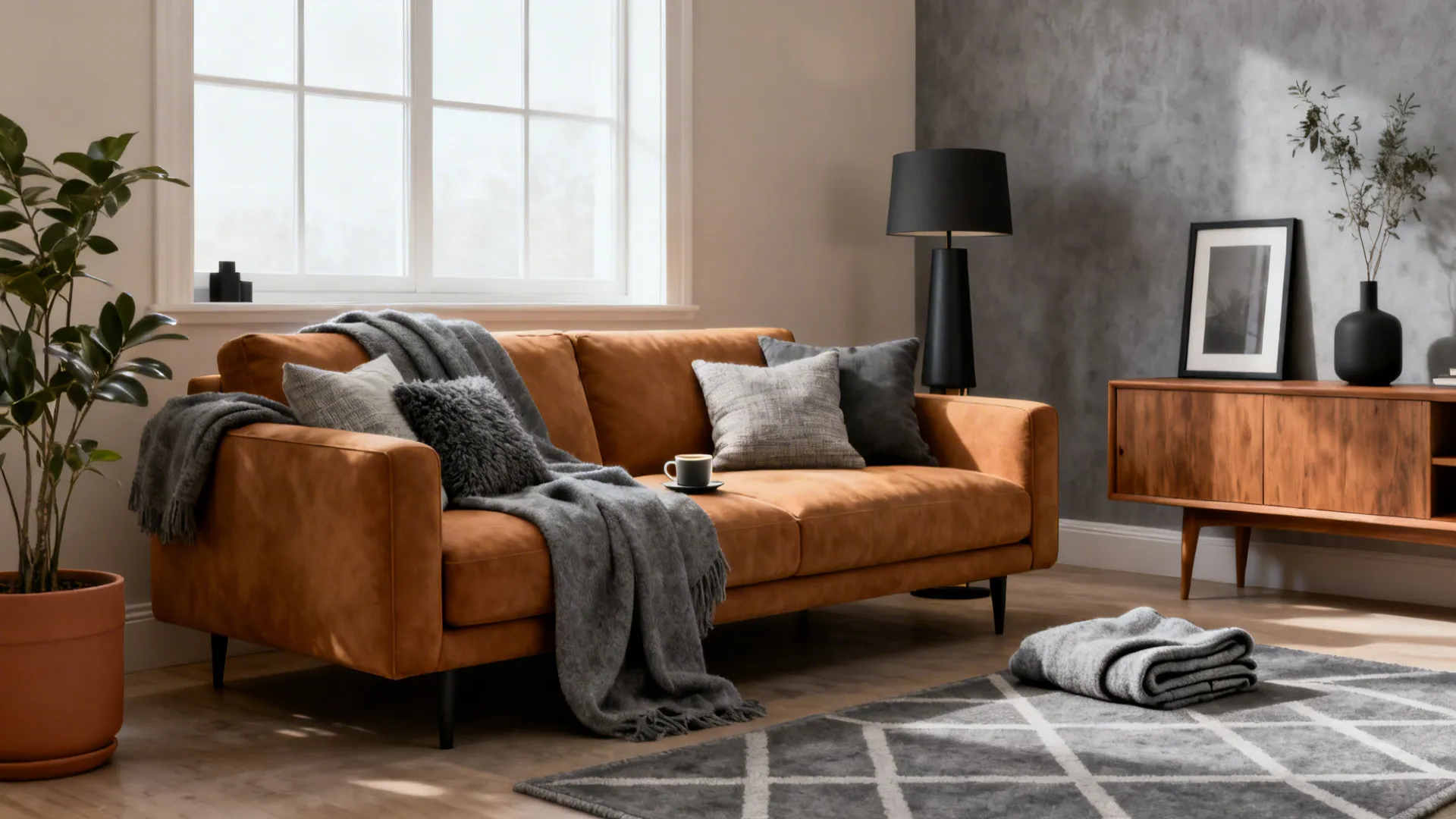 5 Tan and Gray Living Room Ideas