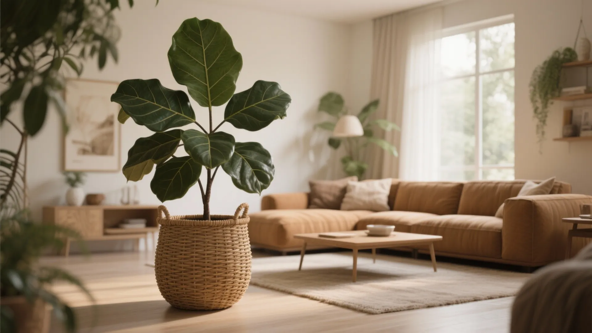 8. Tan with Greenery