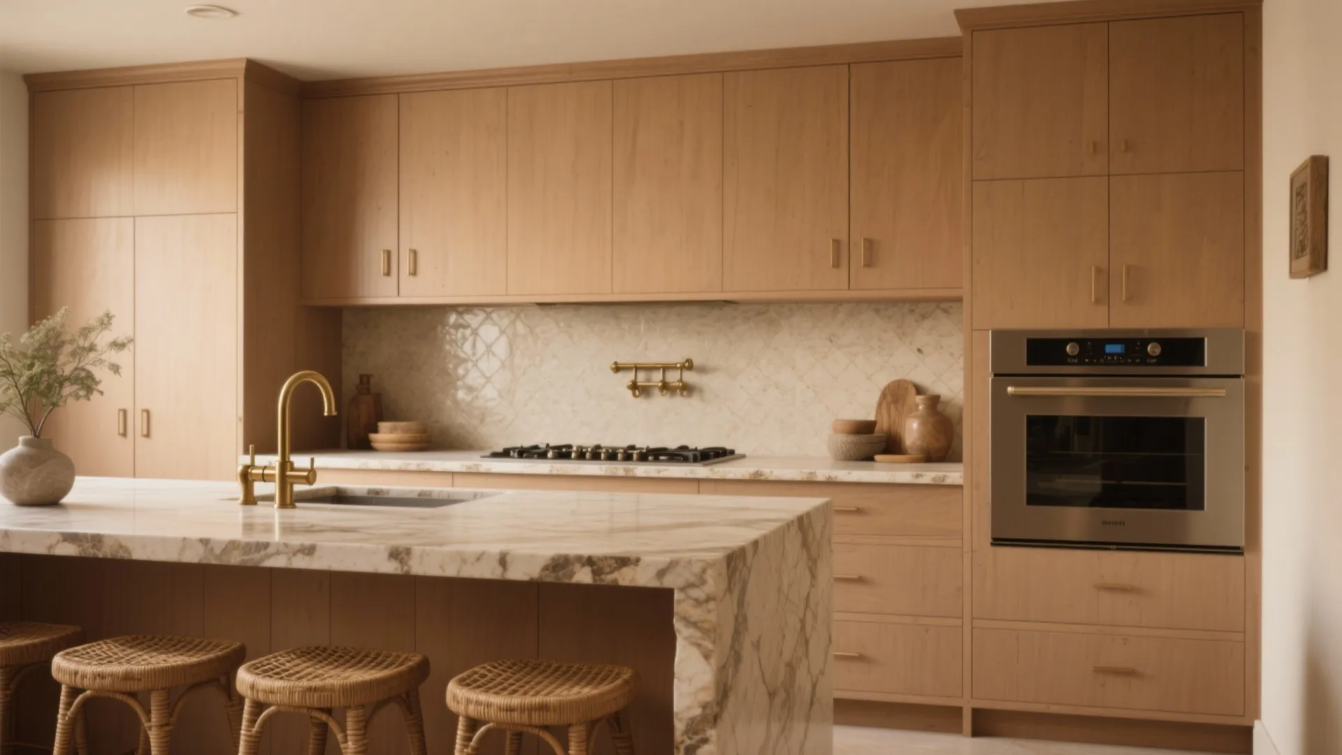 5. Tan in the Kitchen: Pairing with Natural Materials