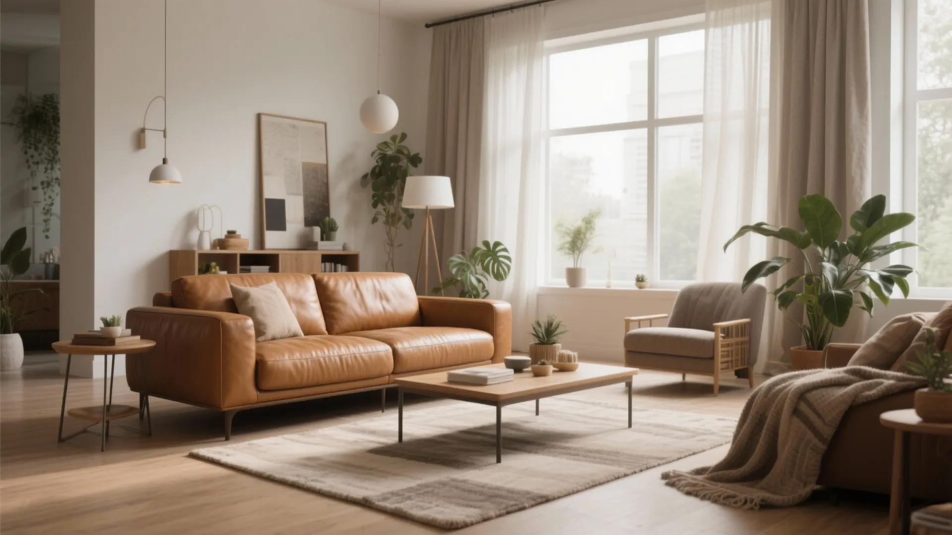 10 Living Room Ideas with a Tan Leather Sofa: Creative, stylish, and practical ways to style your tan leather sofa