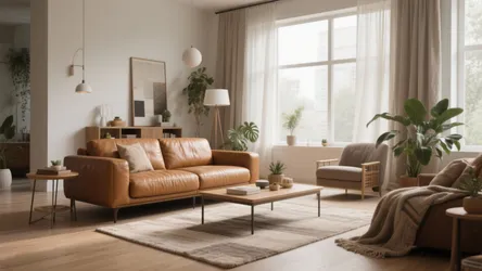 10 Living Room Ideas with a Tan Leather Sofa