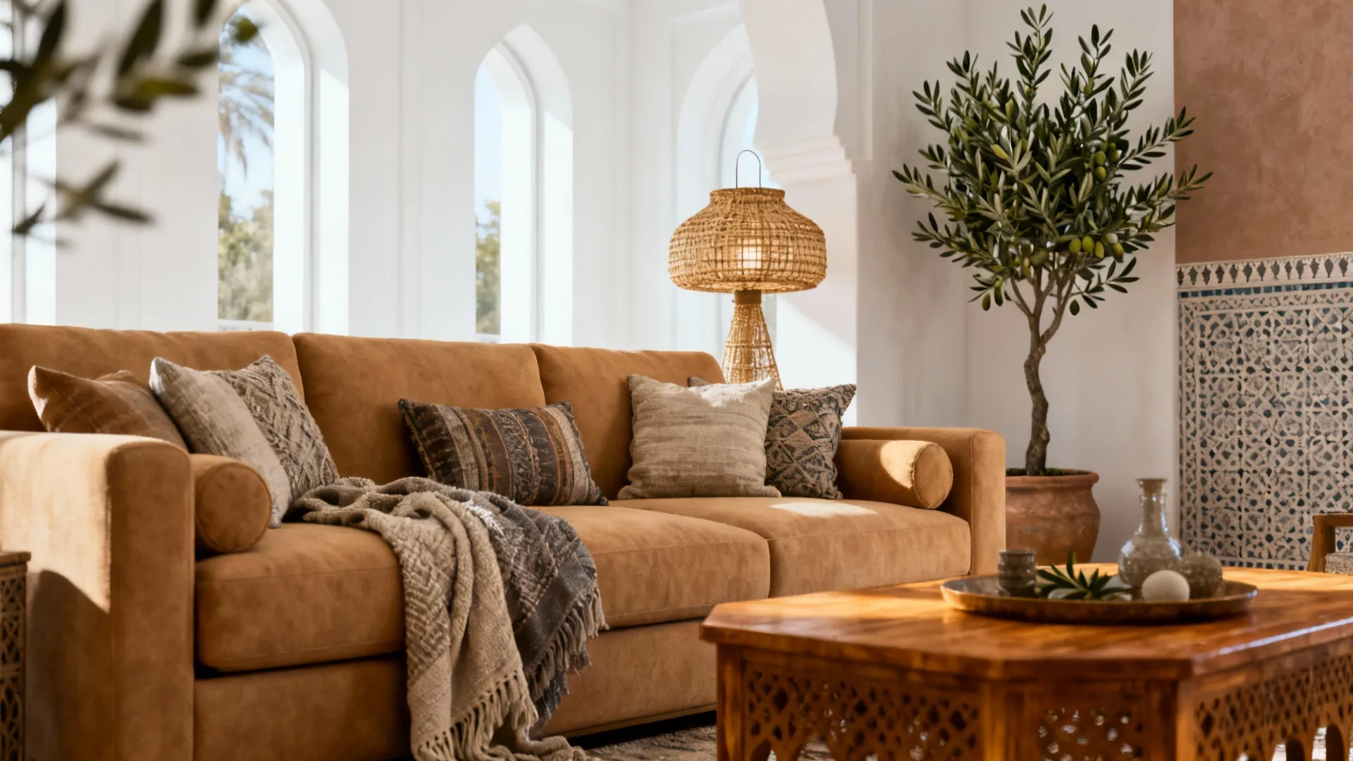 5 Colour Schemes for a Living Room with a Tan Sofa