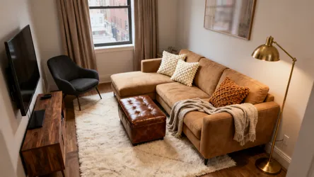 5 Living Room Ideas with a Tan Sofa
