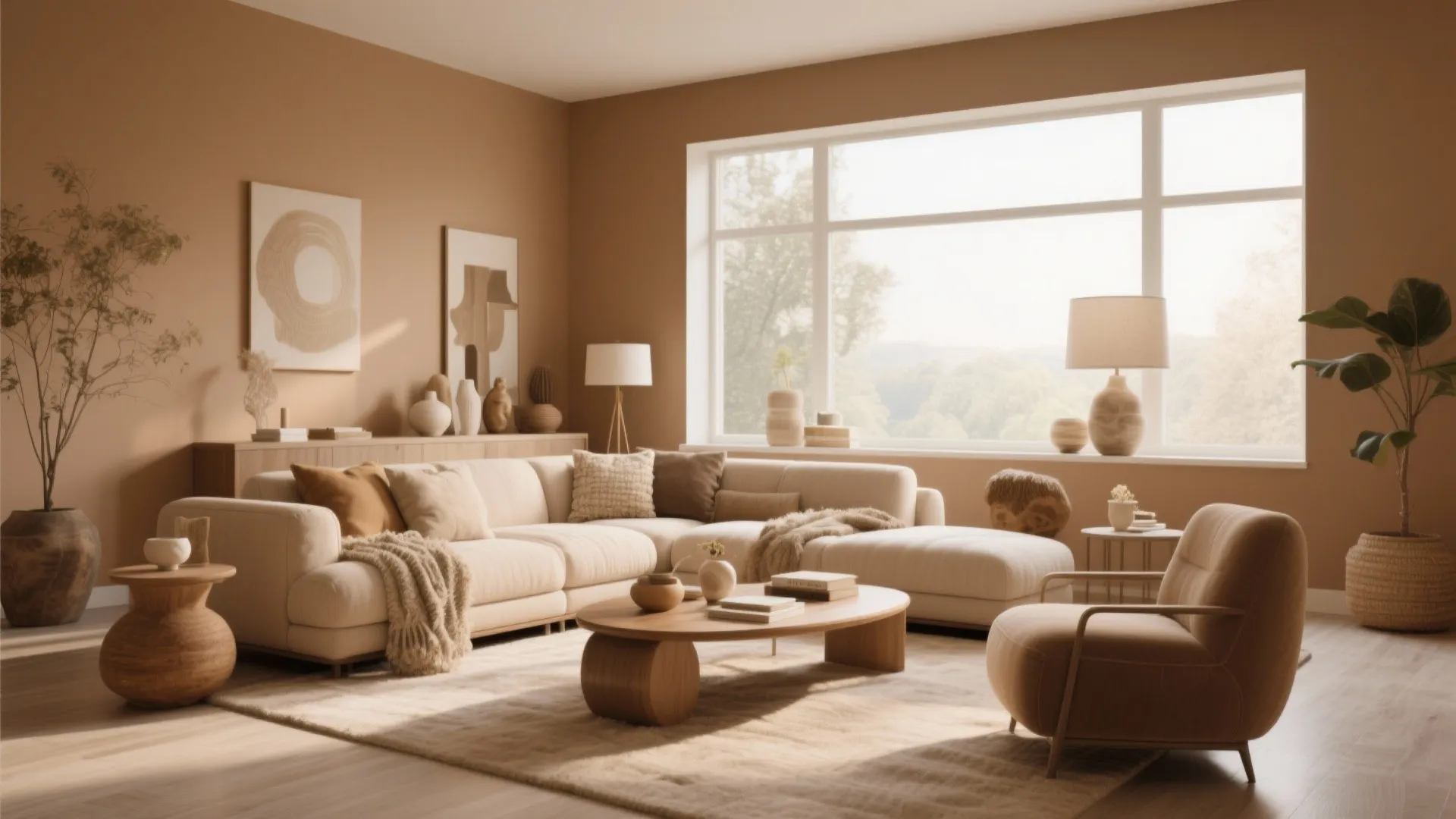 10 Tan Wall Living Room Ideas: Warm and Versatile Living Room Inspirations with Tan Walls