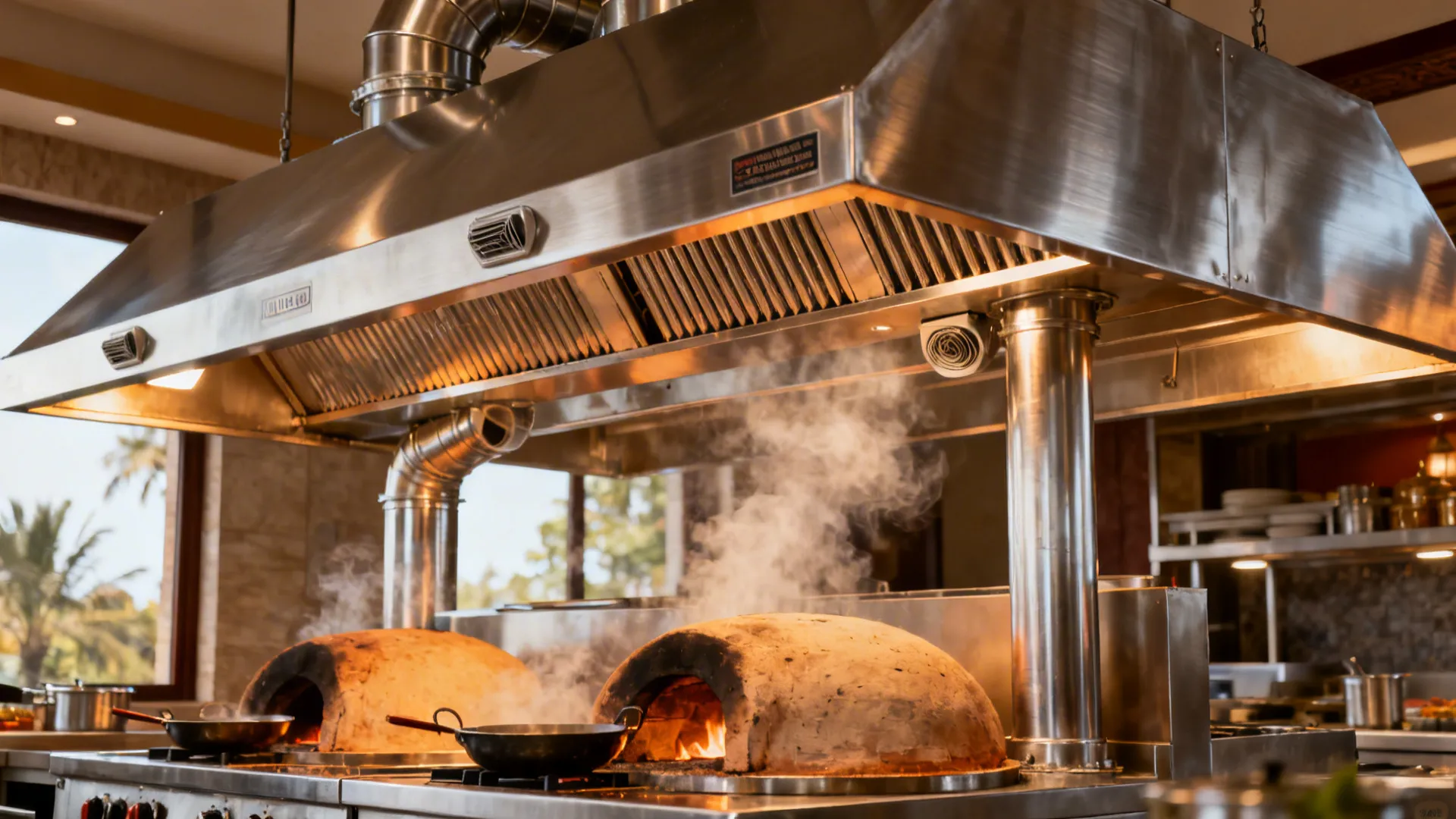 Ventilation that respects Indian spice loads