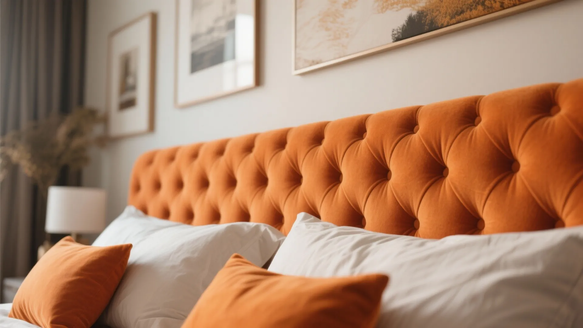 5. Tangerine Headboard