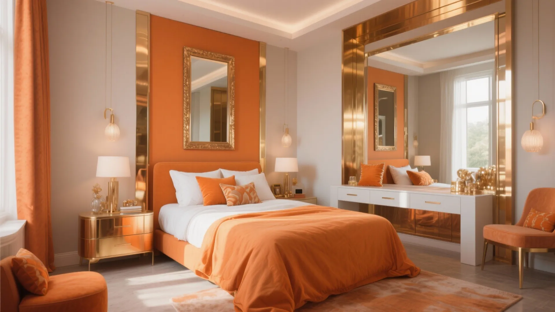 10. Tangerine + Metallics