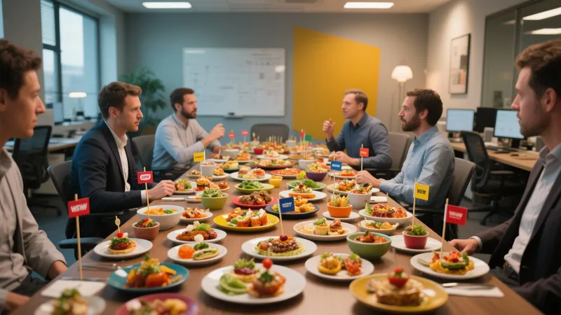 Modern Office Dining Space with Collaborative Energy