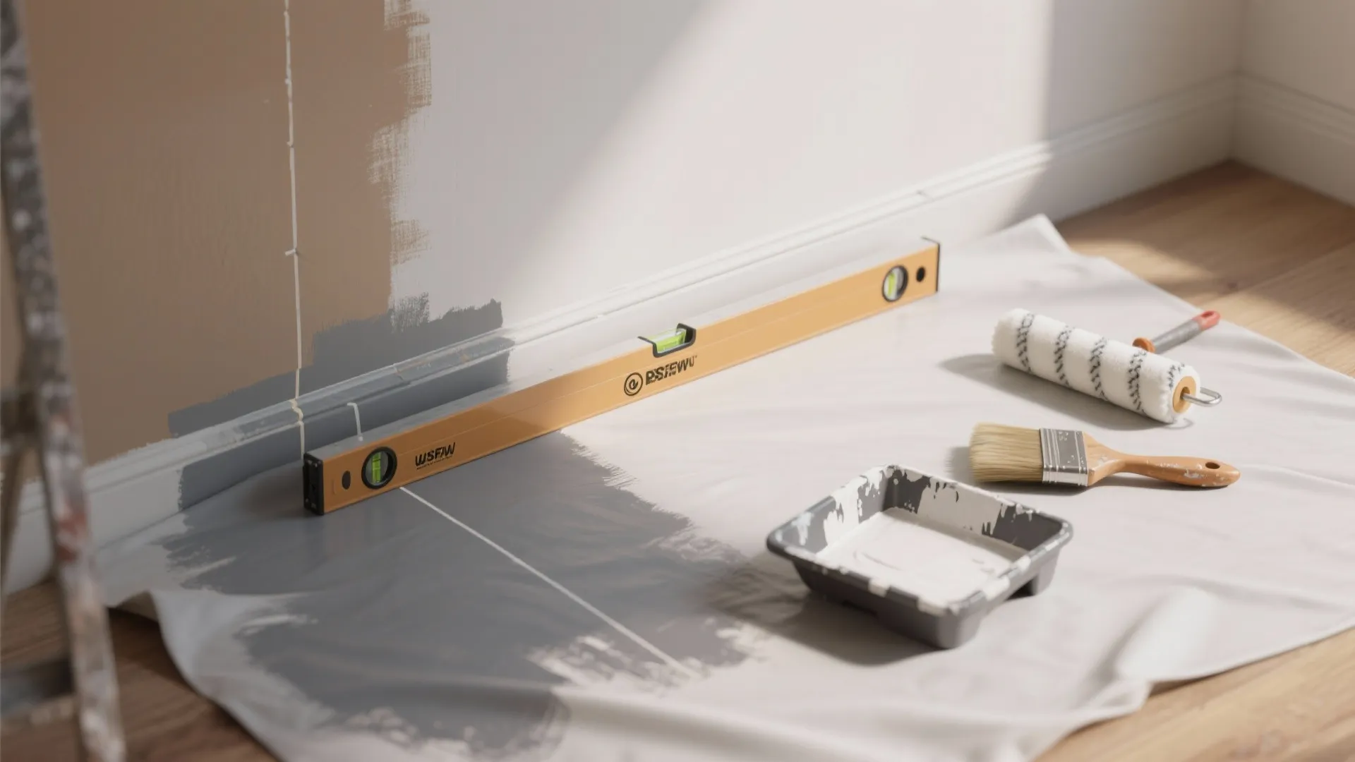 Two-Tone Color Blocking (Half-Wall Paint or Single Accent Band)