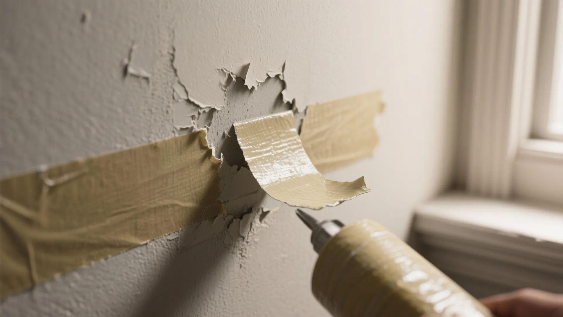 4. Lift a flake with high-tack tape