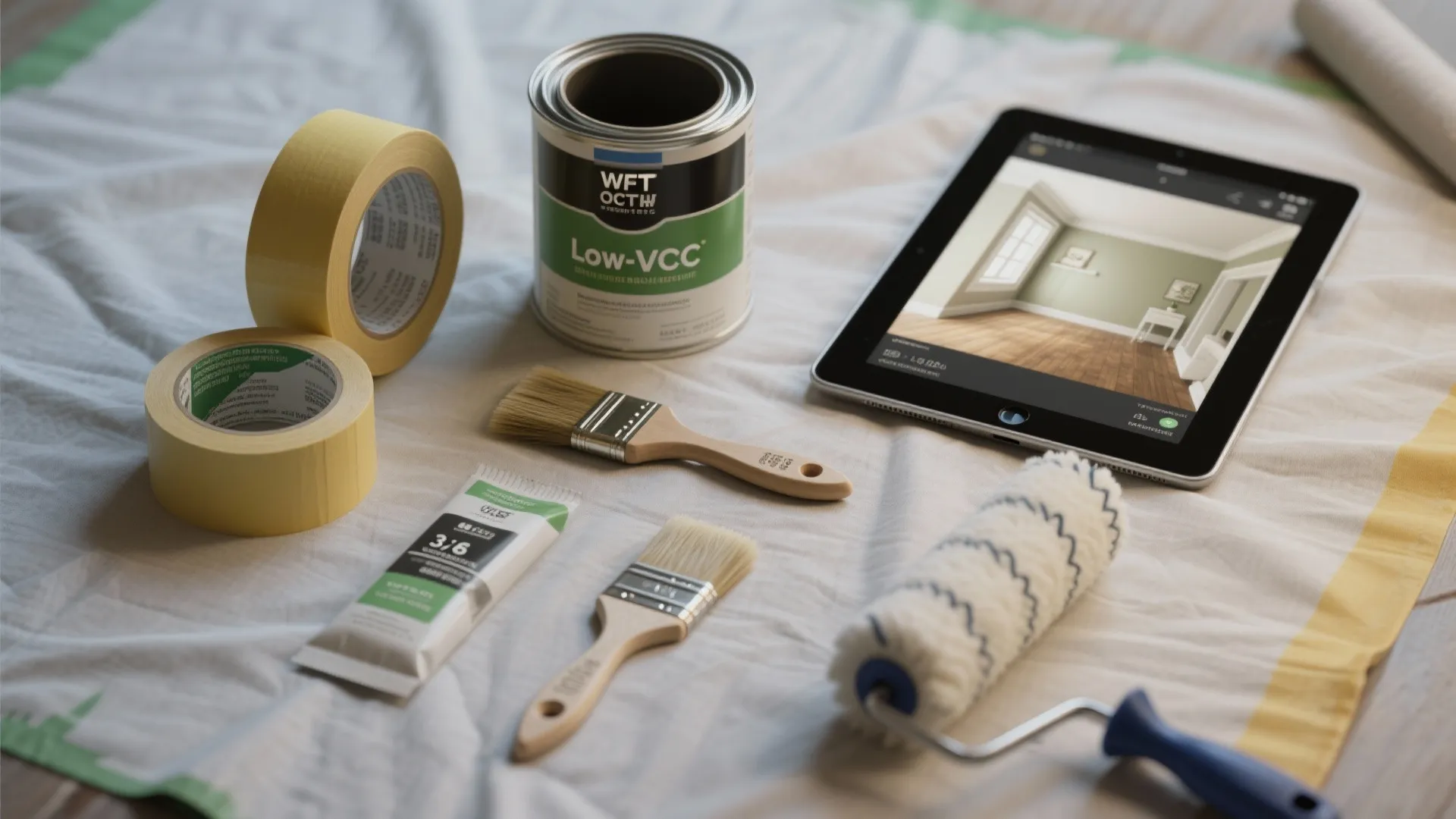 4. Use tape strategically — not everywhere