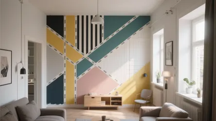 5 Creative Wall Designs with Tape