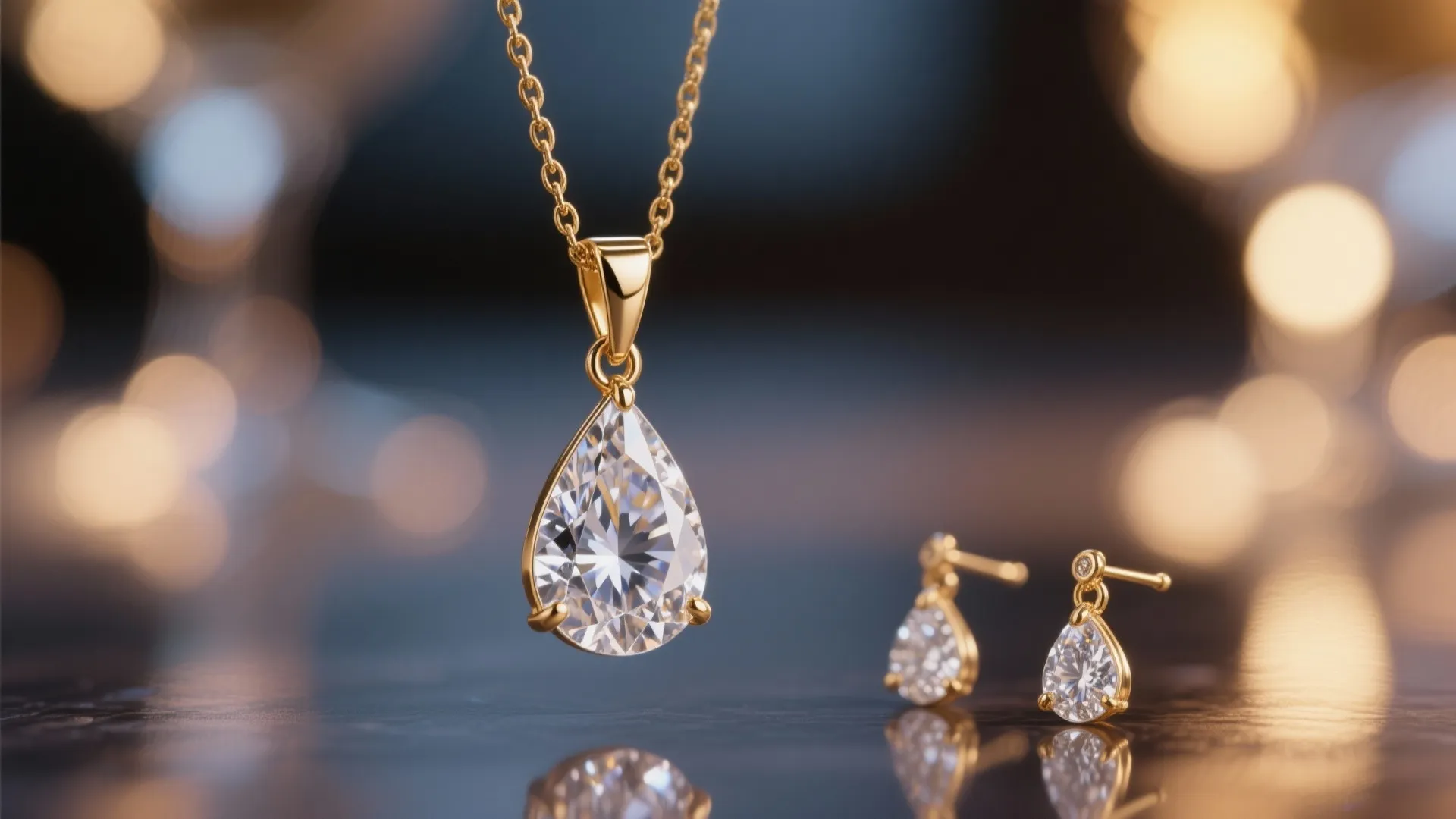 Dainty drop with tapered silhouette