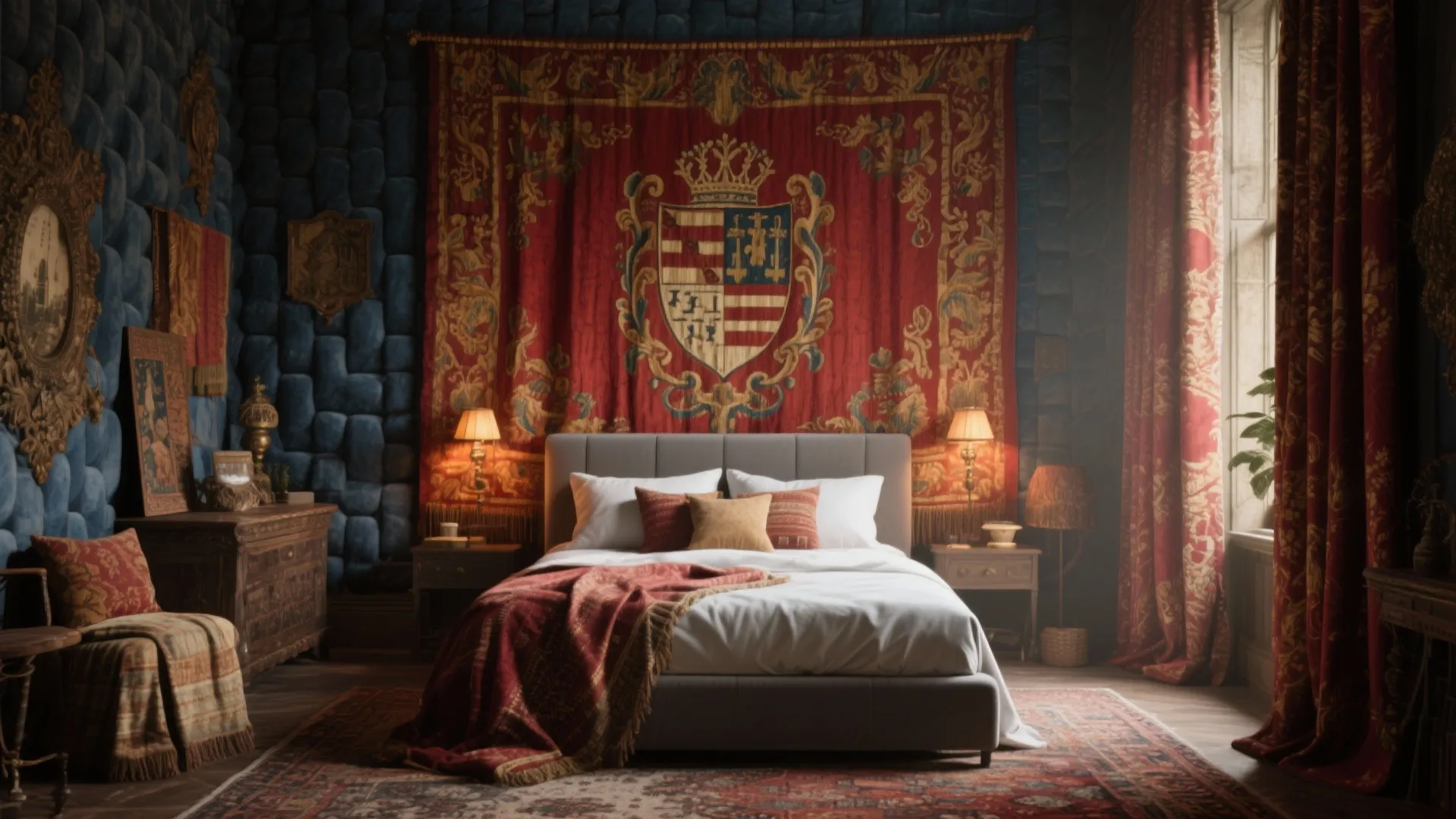 4. Tapestries, heraldry and layered textiles