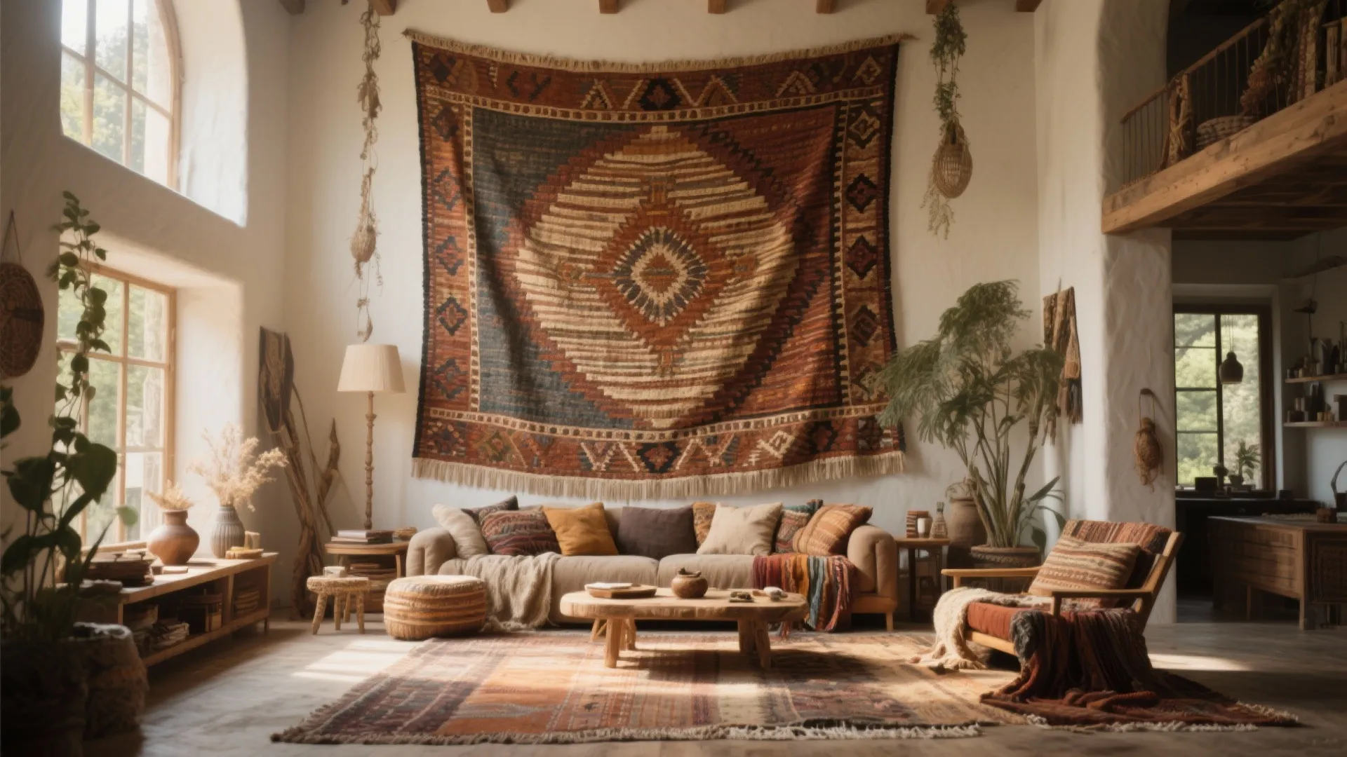 5. Tapestry or Textile Wall Hangings