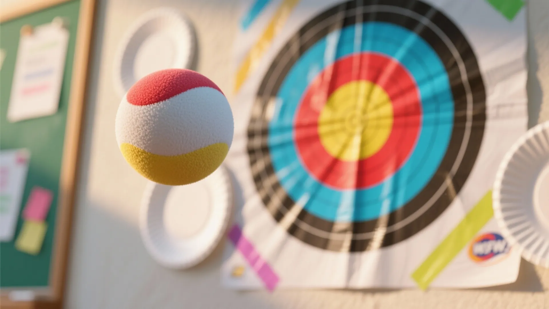 3. Target Toss with Soft Balls