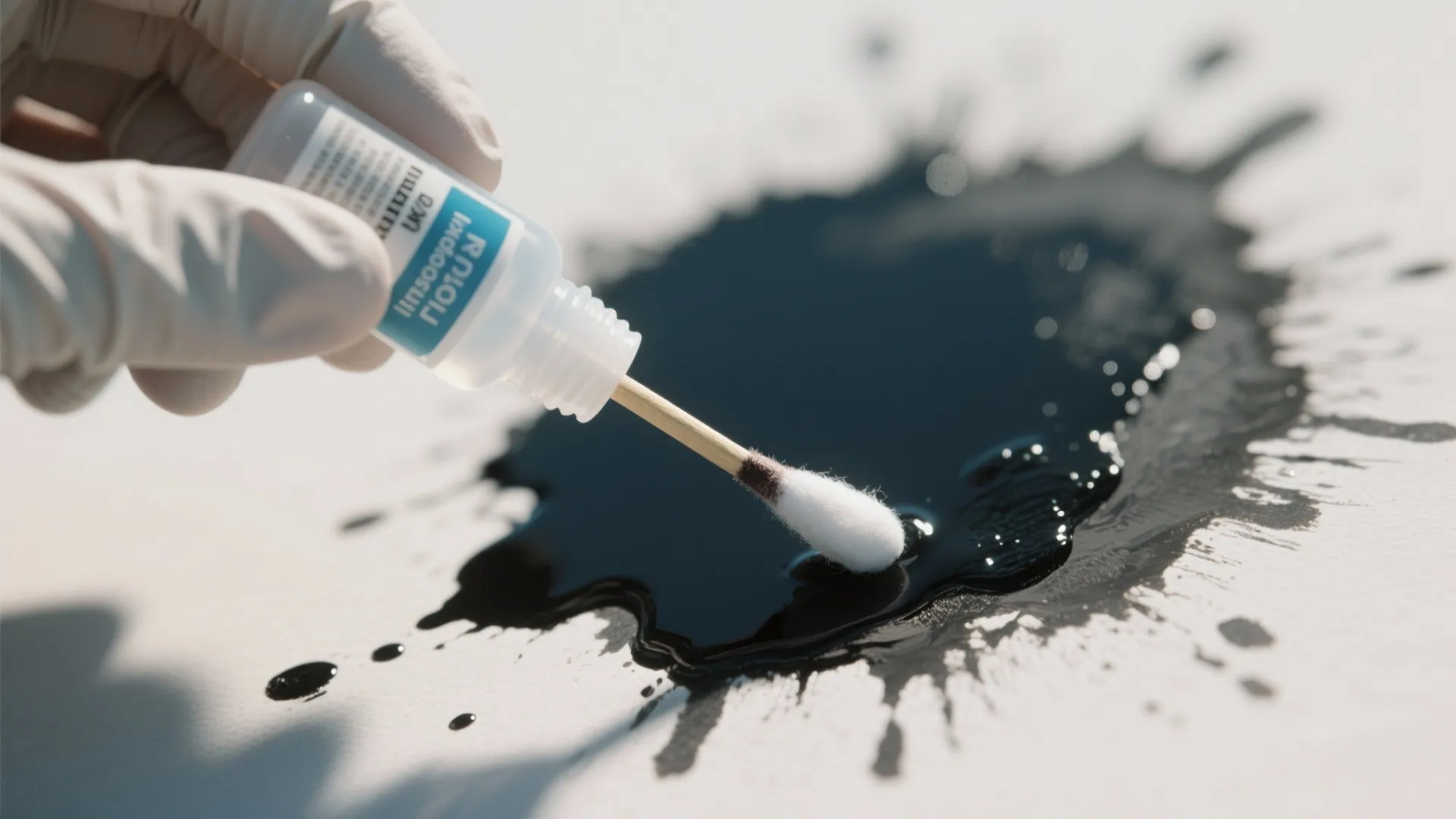 4. Targeted solvents for stubborn stains (use cautiously)