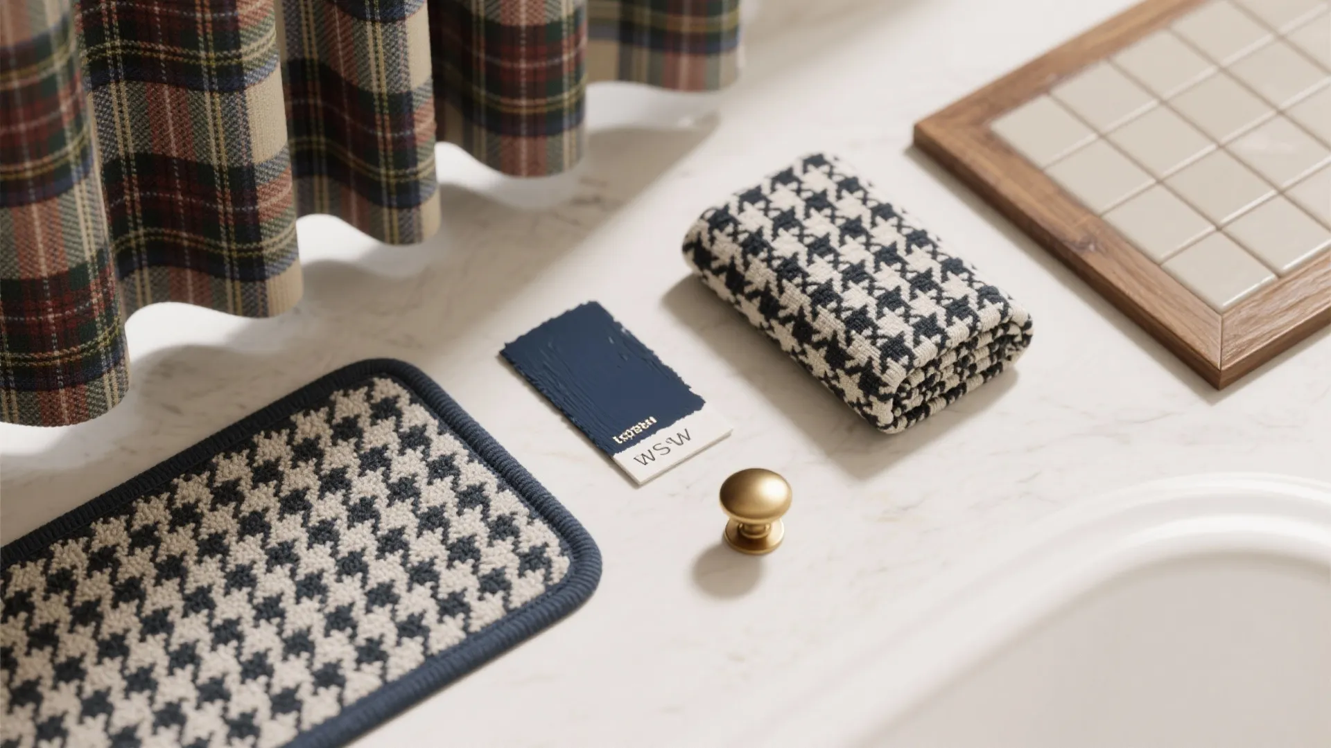 2. Tartan or Houndstooth Accent — Preppy Pattern, Small Dose