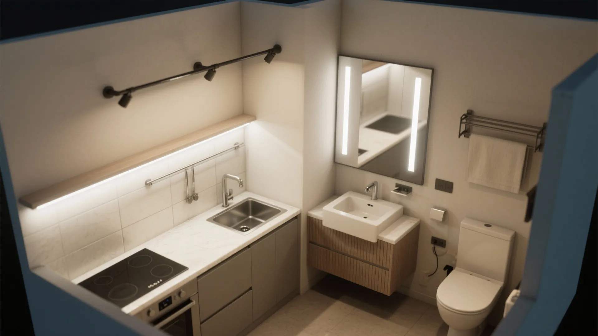 2) Task-First Kitchen and Bath Lighting