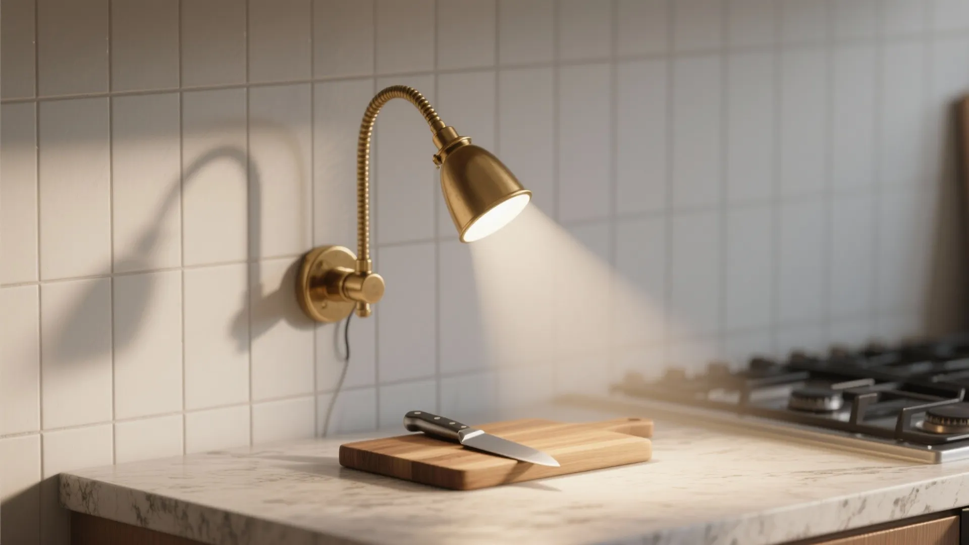 1. Task lighting over kitchen prep zones