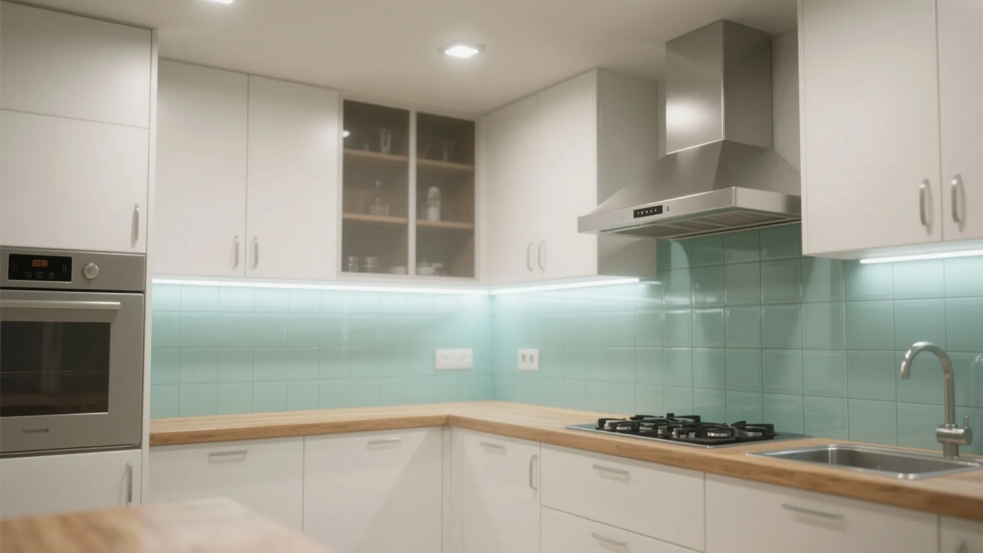 Task lighting and ventilation that respect small-space reality