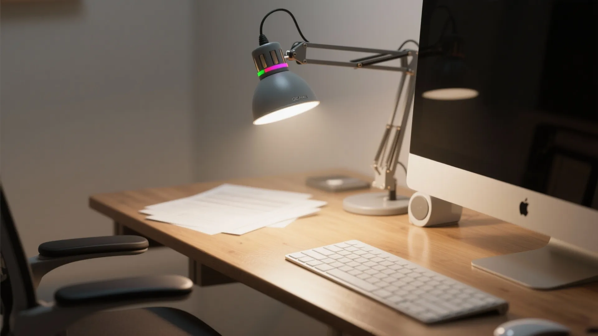 2. Smart task lighting for desks and hot desks