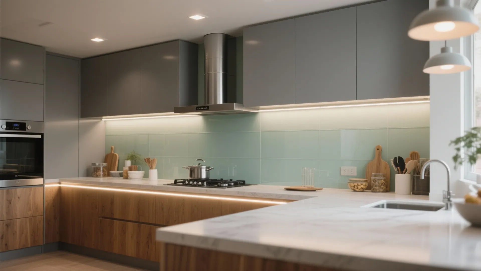 Task Lighting and Ventilation that Respect Indian Cooking