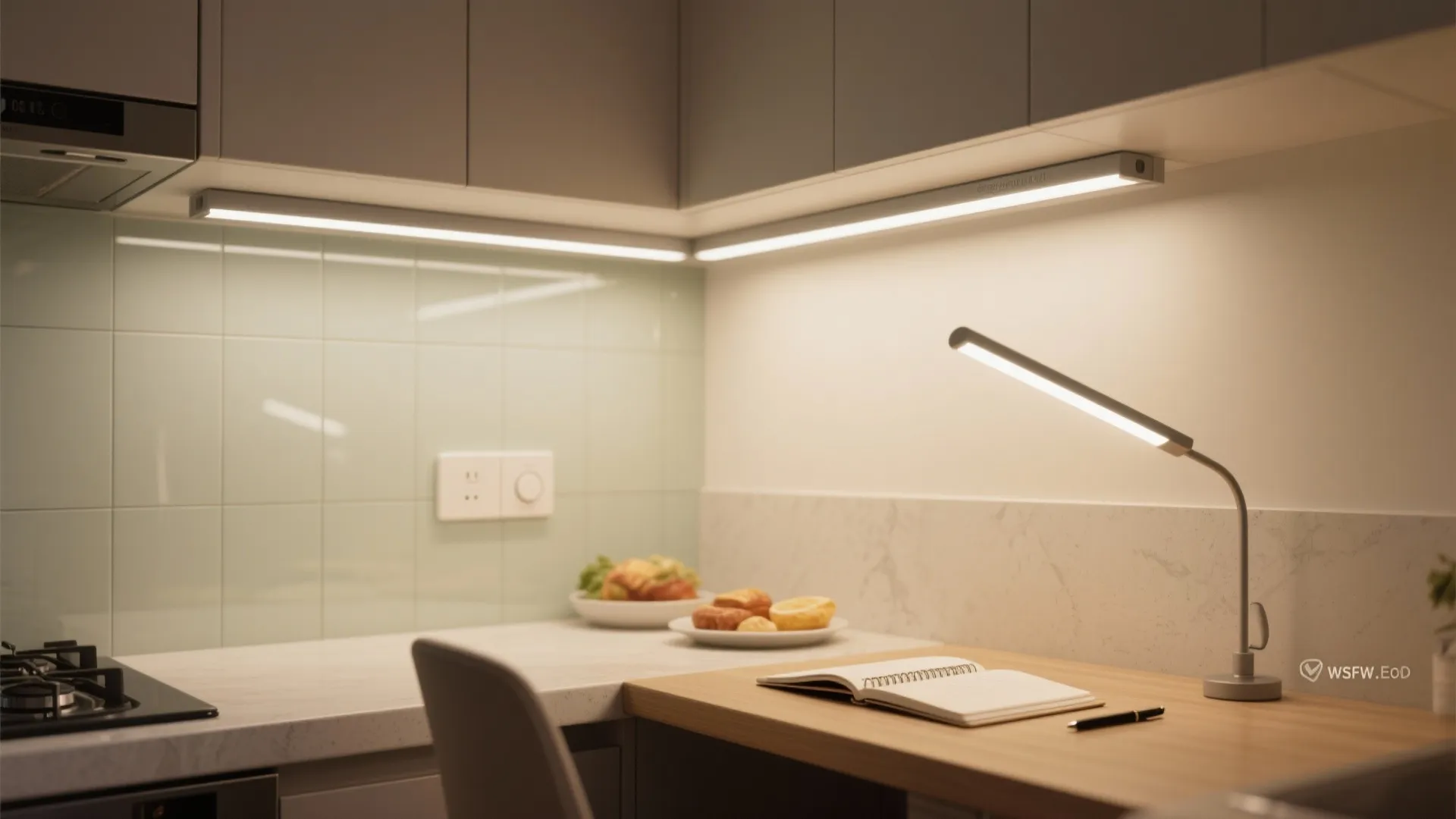 Task Lighting That Doubles as Study Light