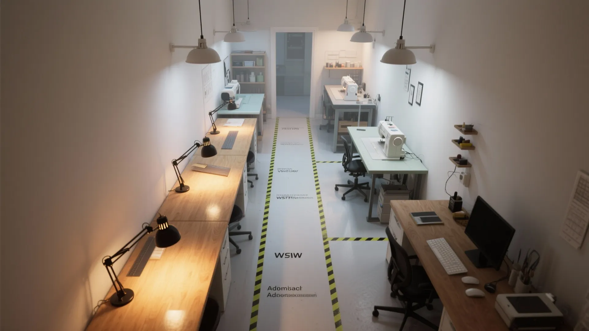 3. Zone by task and light