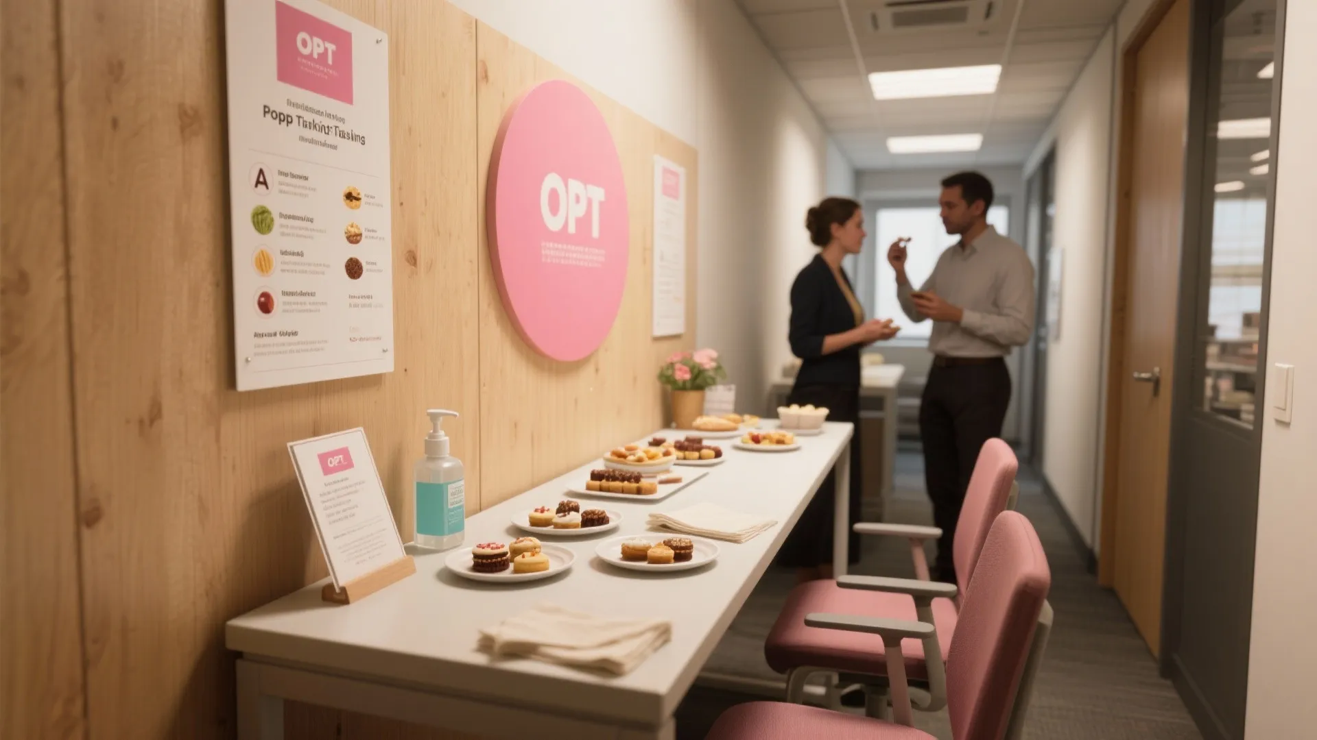 3. Pop-up tasting nook with clear portions