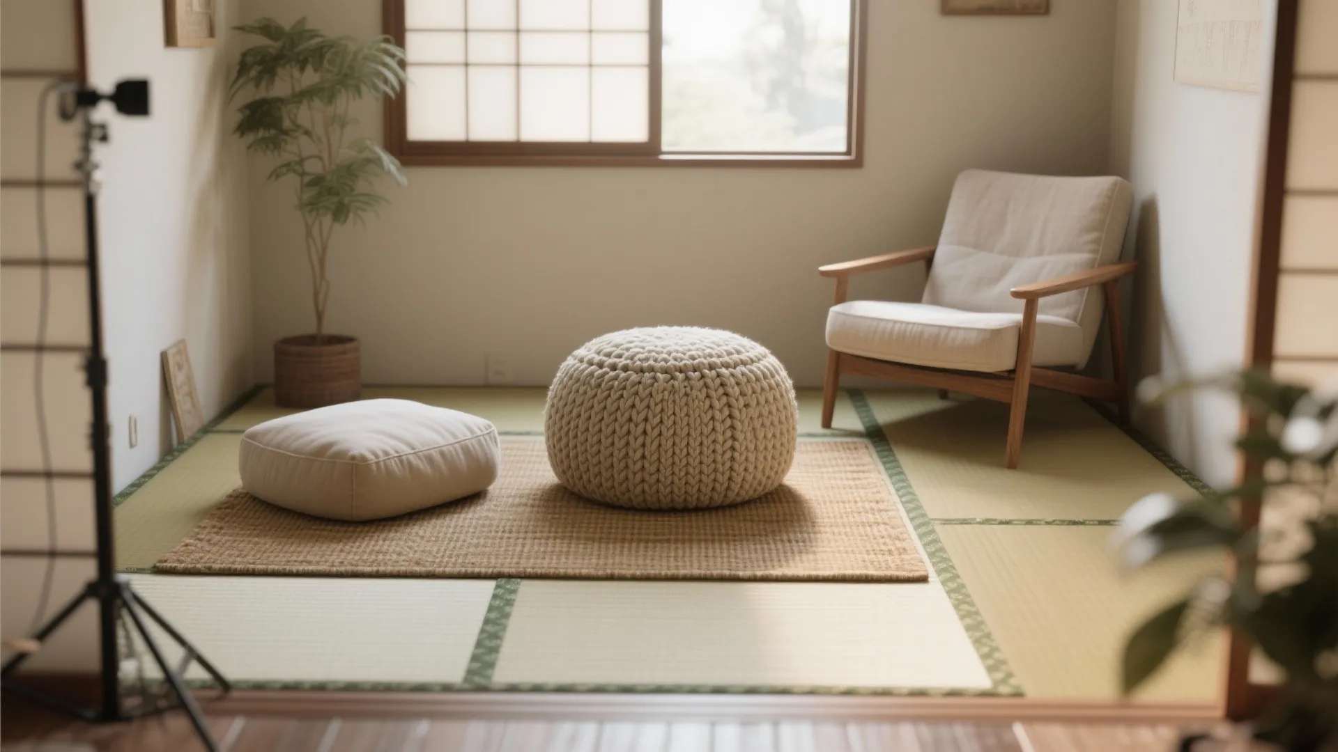 Floor Cushions, Tatami Layers, and Poufs
