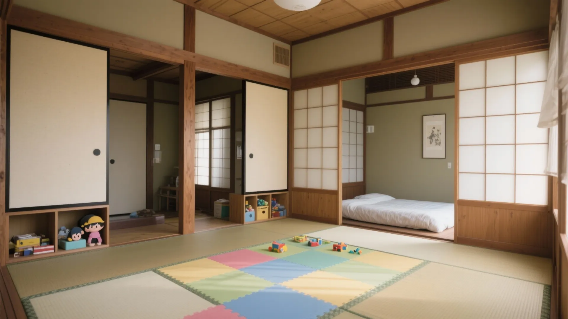 Tips 4: 和室があるなら“昼は遊び、夜は静けさ”の二面性（日本都市）