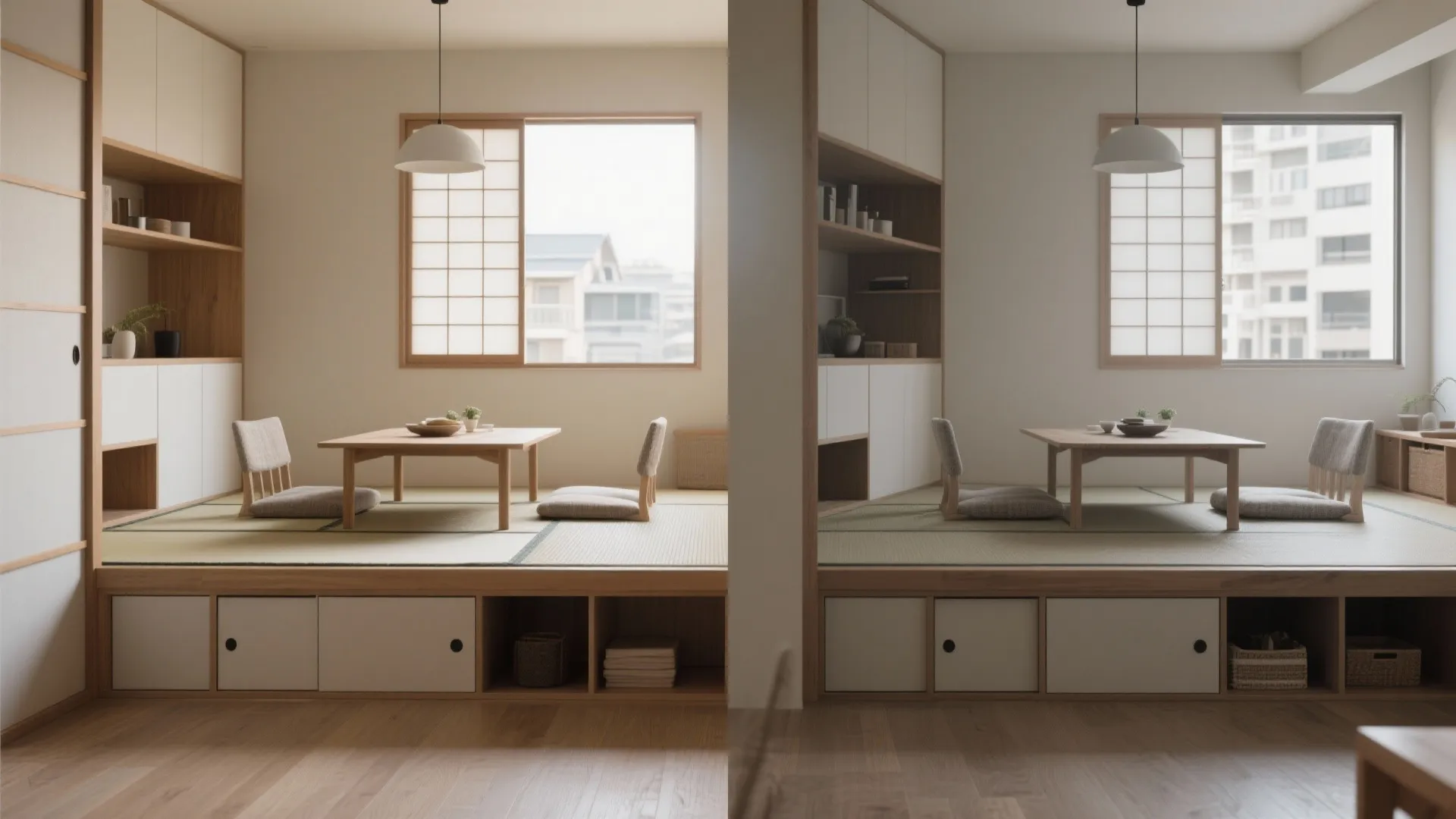 2. Tatami Platform with Hidden Storage