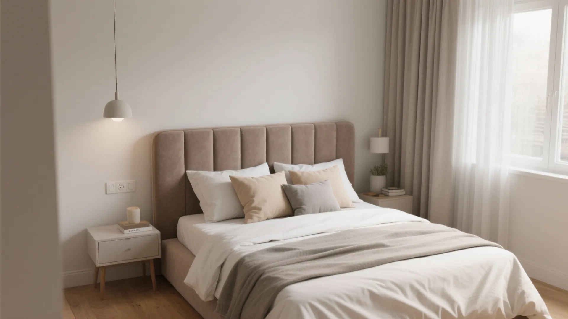 Taupe Headboard Bedroom Ideas