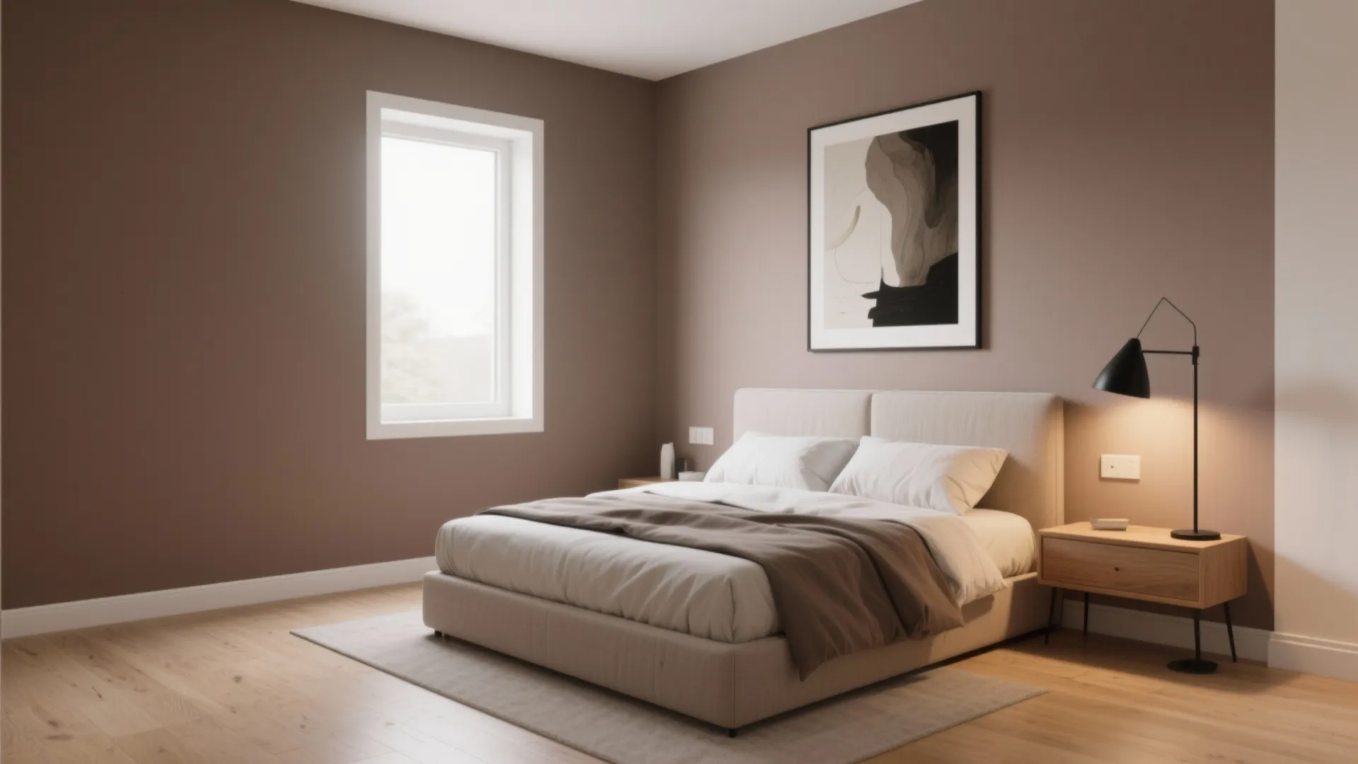 2. Taupe-brown for a modern neutral base