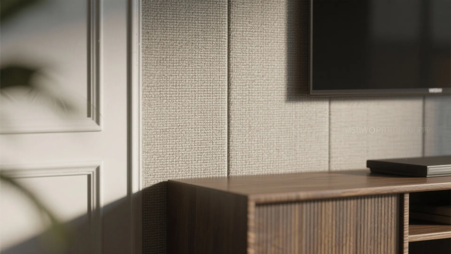 Textured Grasscloth for Depth